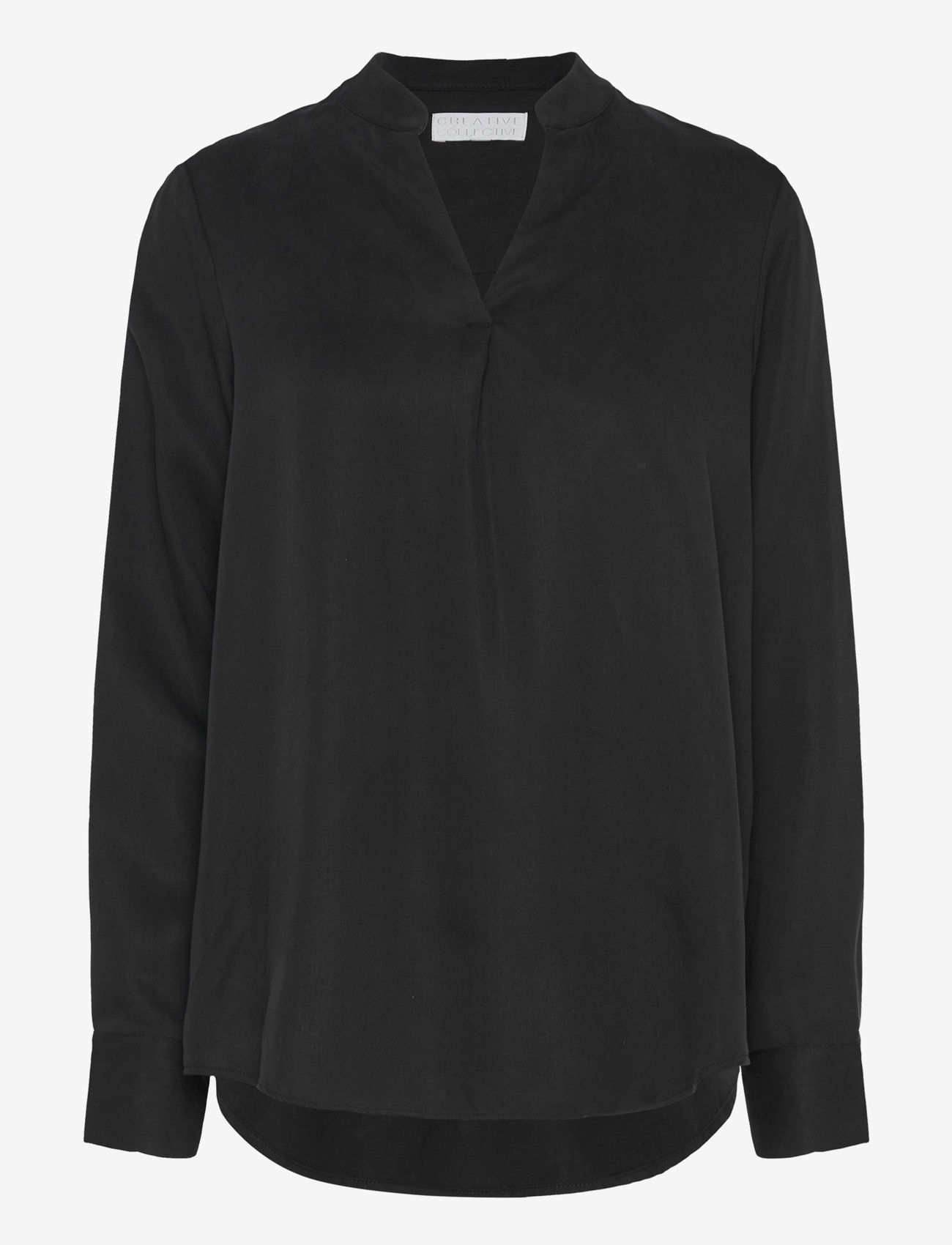 Creative Collective - Marion Blouse - pikkade varrukatega pluusid - black - 0