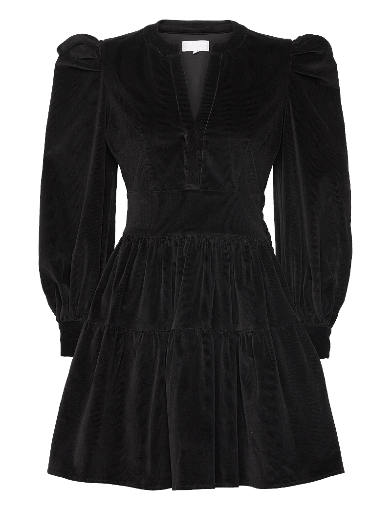 Creative Collective - Isabella Corduroy Dress - kurze kleider - black - 0