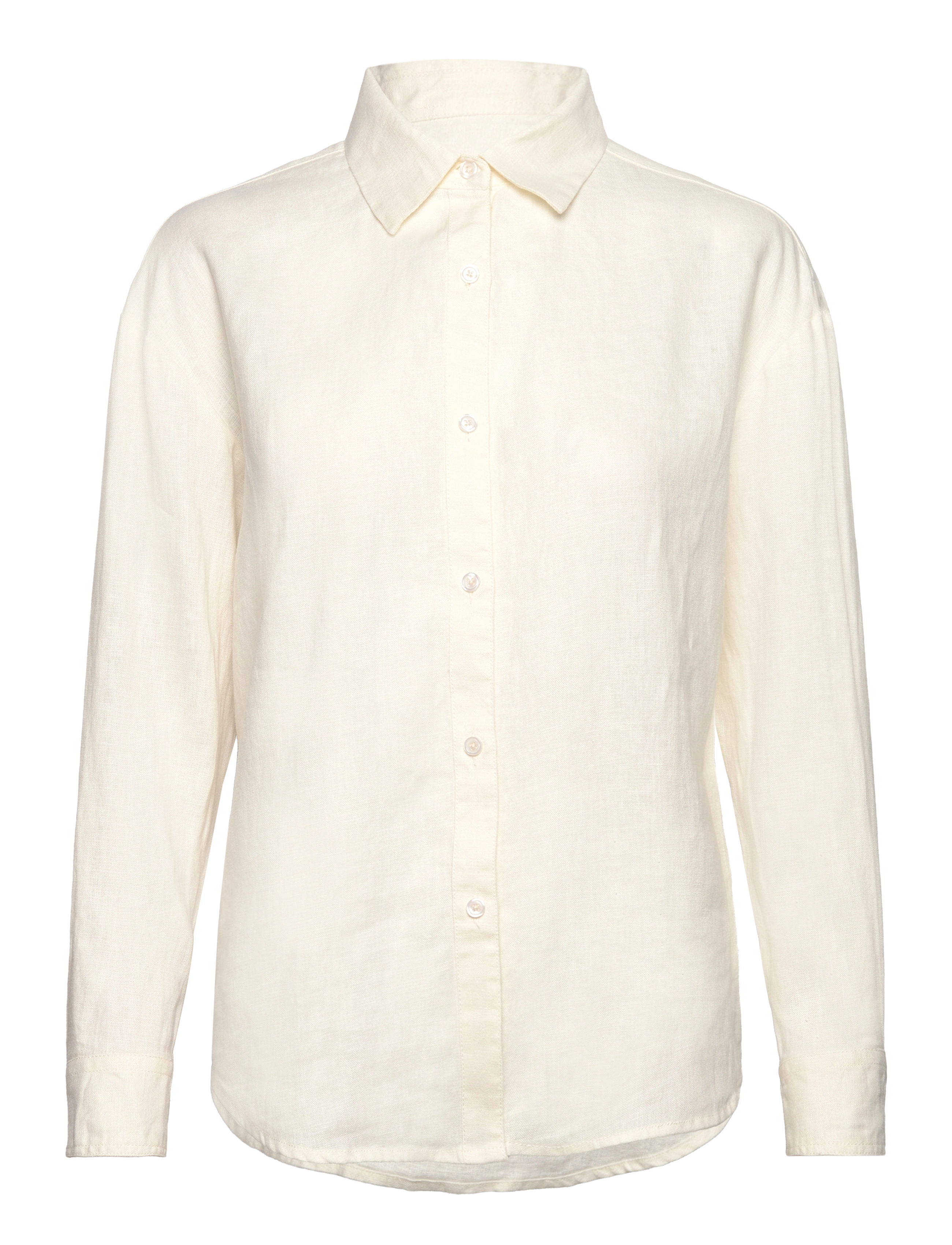 Creative Collective - Agnes oversized Linen Shirt - white - 1