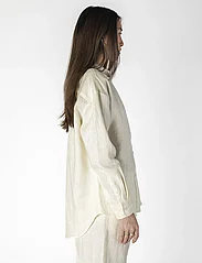 Creative Collective - Agnes oversized Linen Shirt - pellavakauluspaidat - white - 5