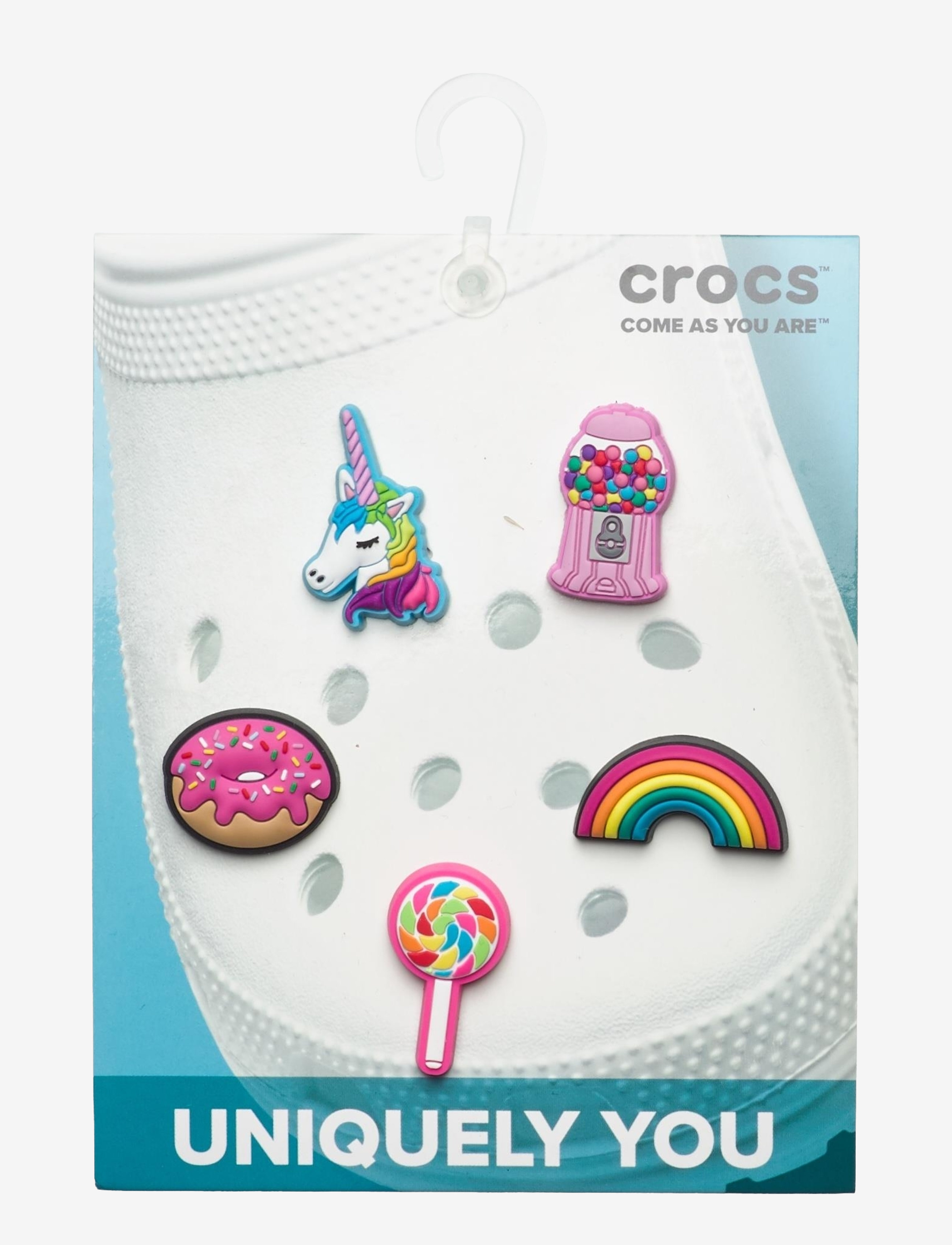 Crocs Everything Nice 5 Pack - Skotilbehør - WHITE / multi