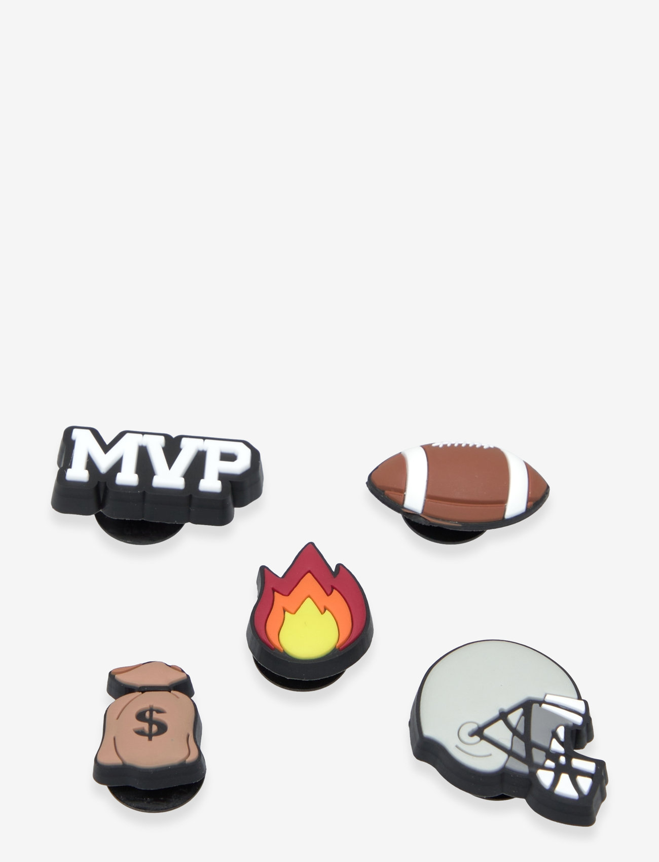 Crocs - Football Star 5 Pack - schuhzubehör - white - 0