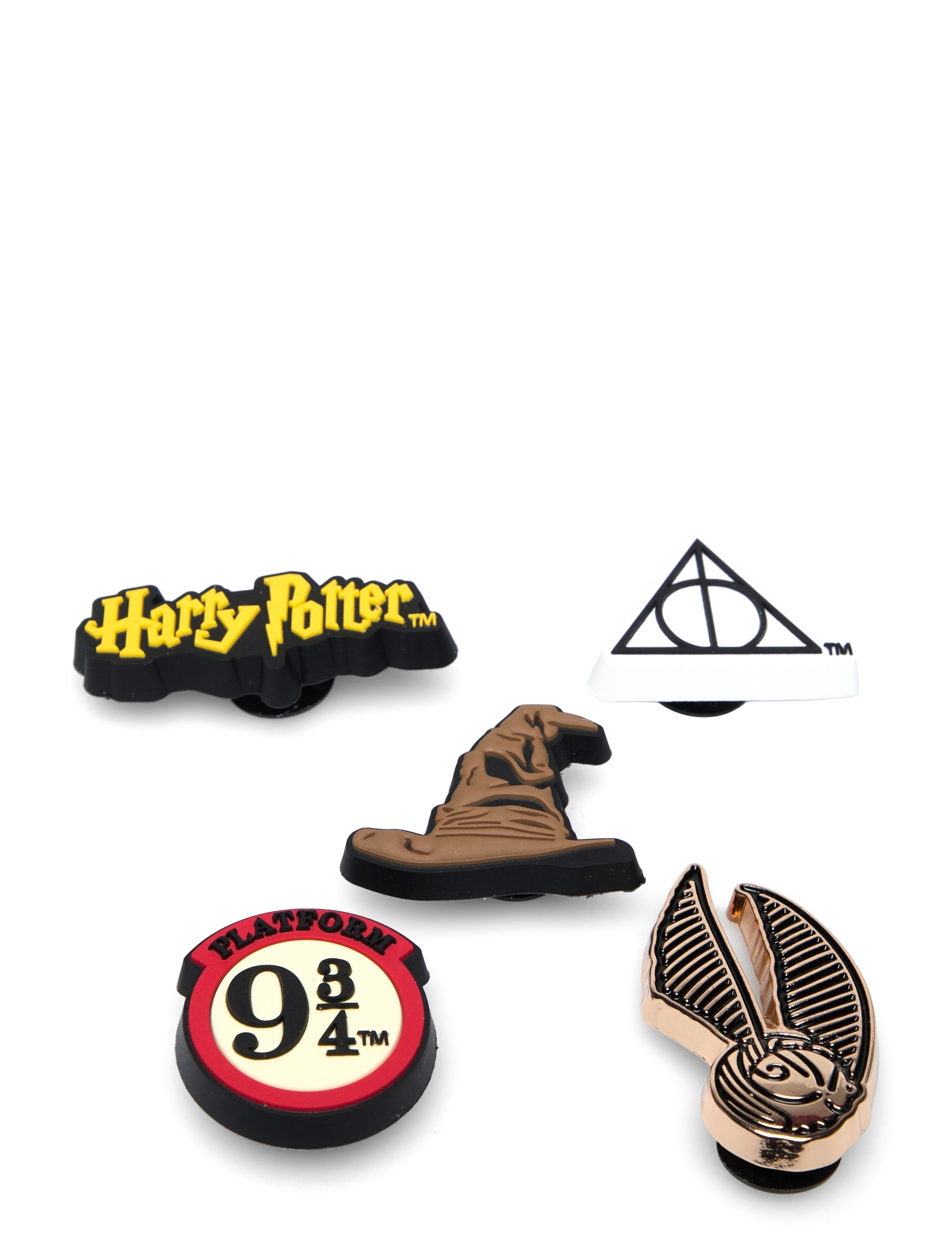 Crocs Harry Potter Symbol 5Pck, Børn, Harry Potter 5-Pak Skocharms, Multi/mønstret, Str: ONE SIZE