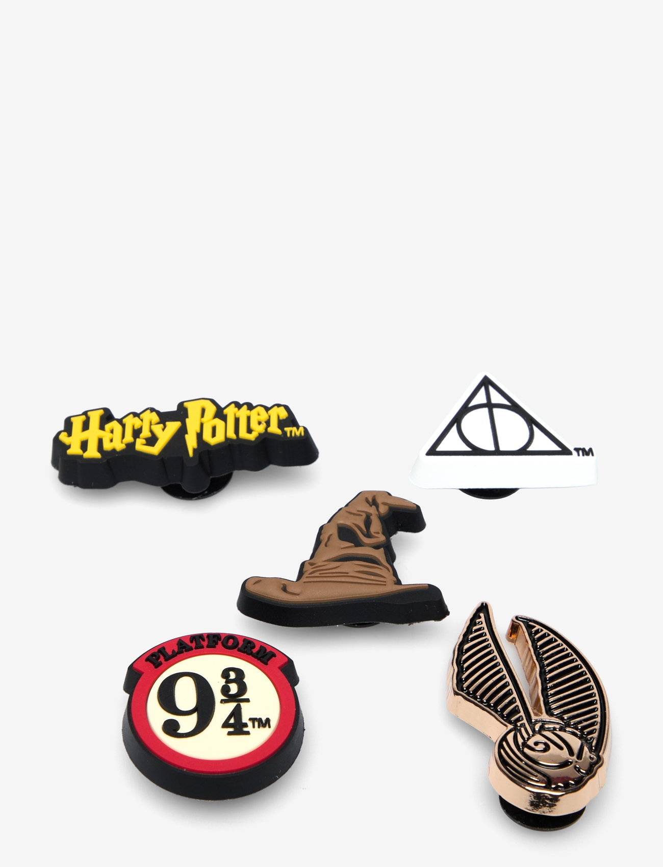 Crocs - Harry Potter Symbol 5Pck - skotilbehør - white - 0
