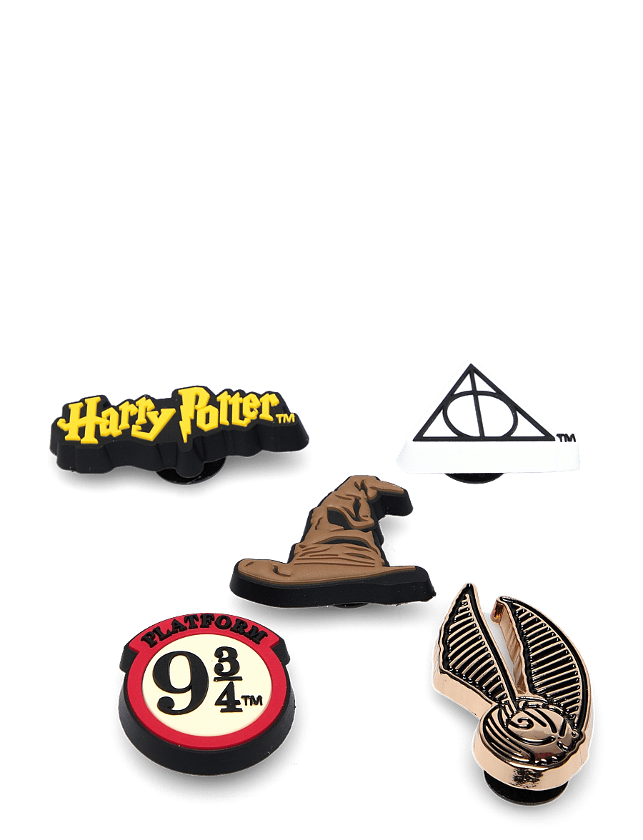 Crocs - Harry Potter Symbol 5Pck - jalatsite lisatarvikud - white - 0
