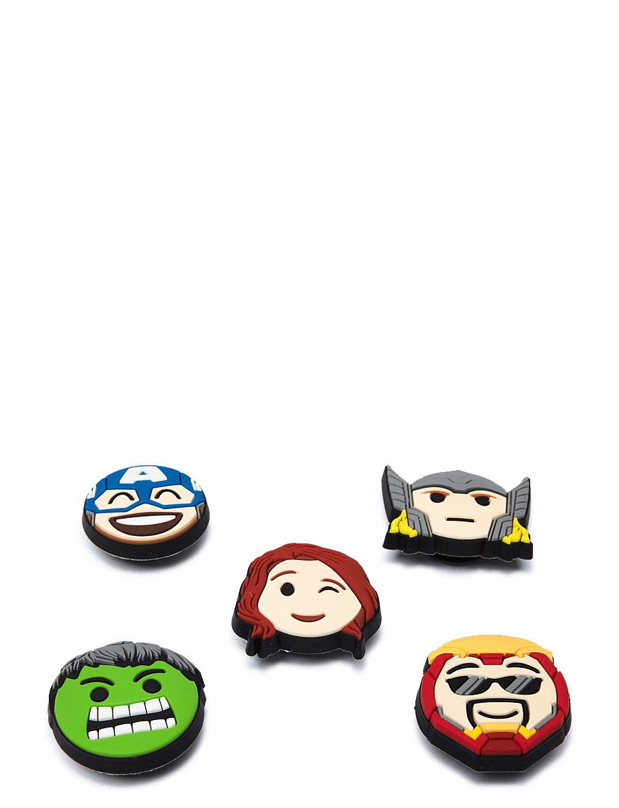 Crocs - Avengers Emojis 5 Pack - jalatsite tarvikud - white - 1