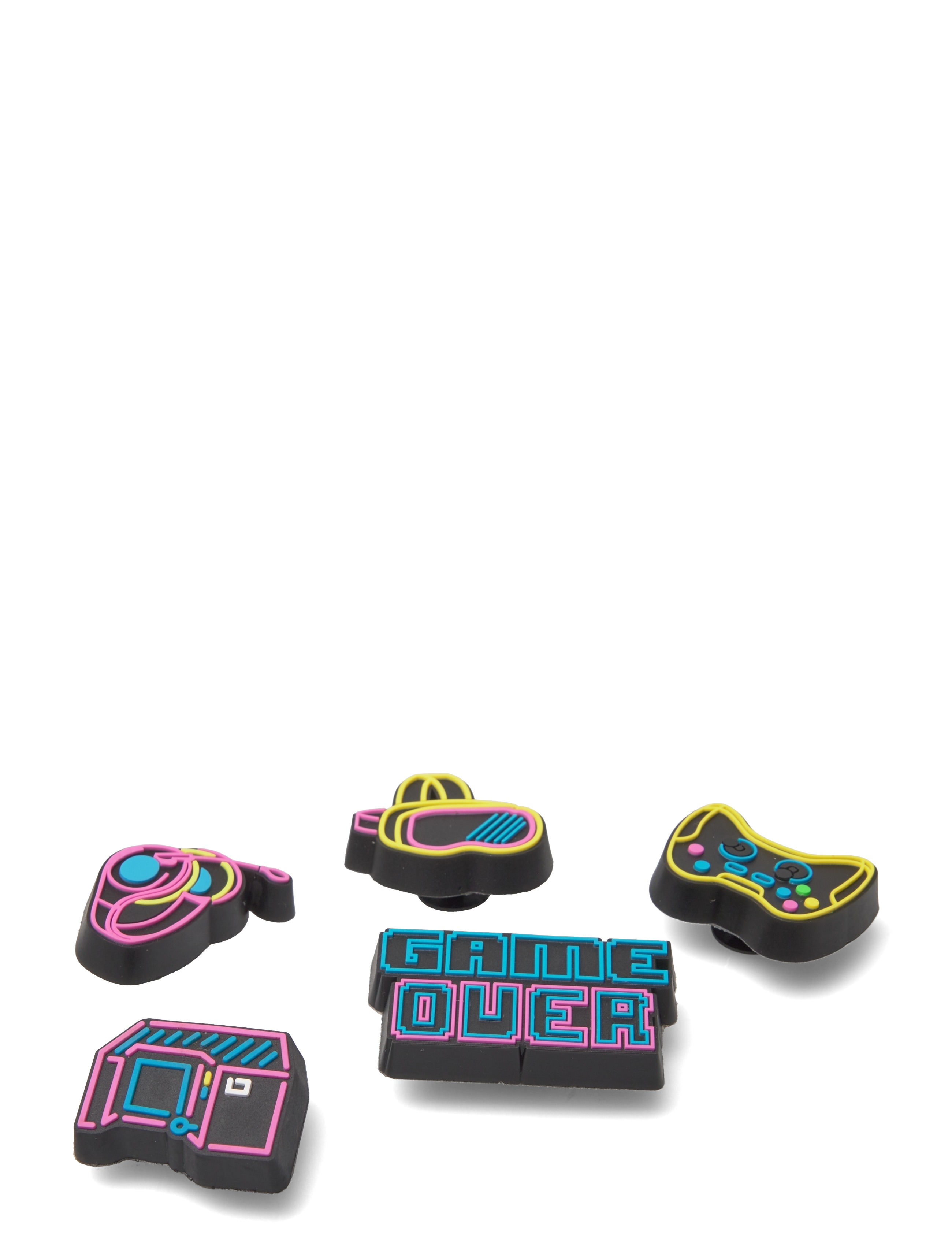 CROCS Lights Up Neon Gamer 5 Pack Patterned - One Size - Kinder
