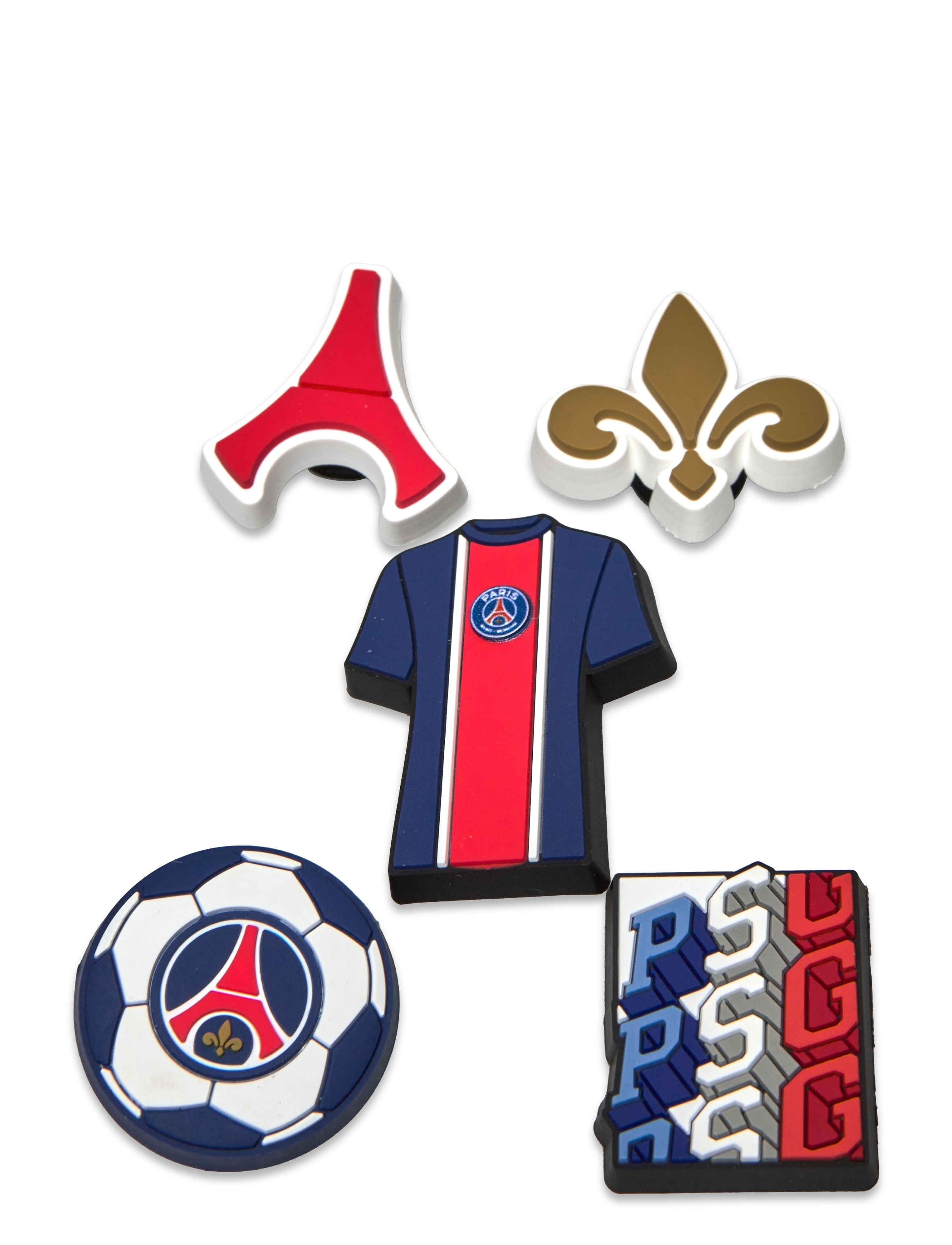 Crocs Paris St Germain 5Pck - Skotilbehør - WHITE / multi