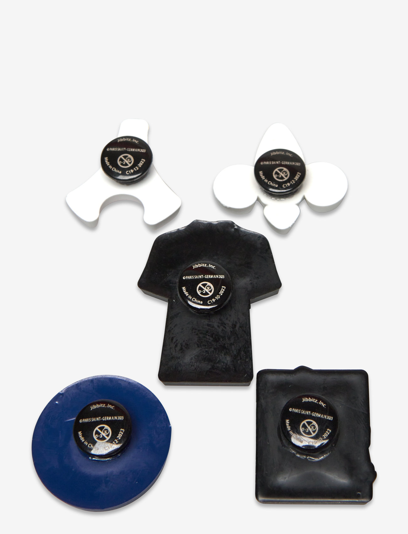 Crocs - Paris St Germain 5Pck - skotilbehør - white - 1