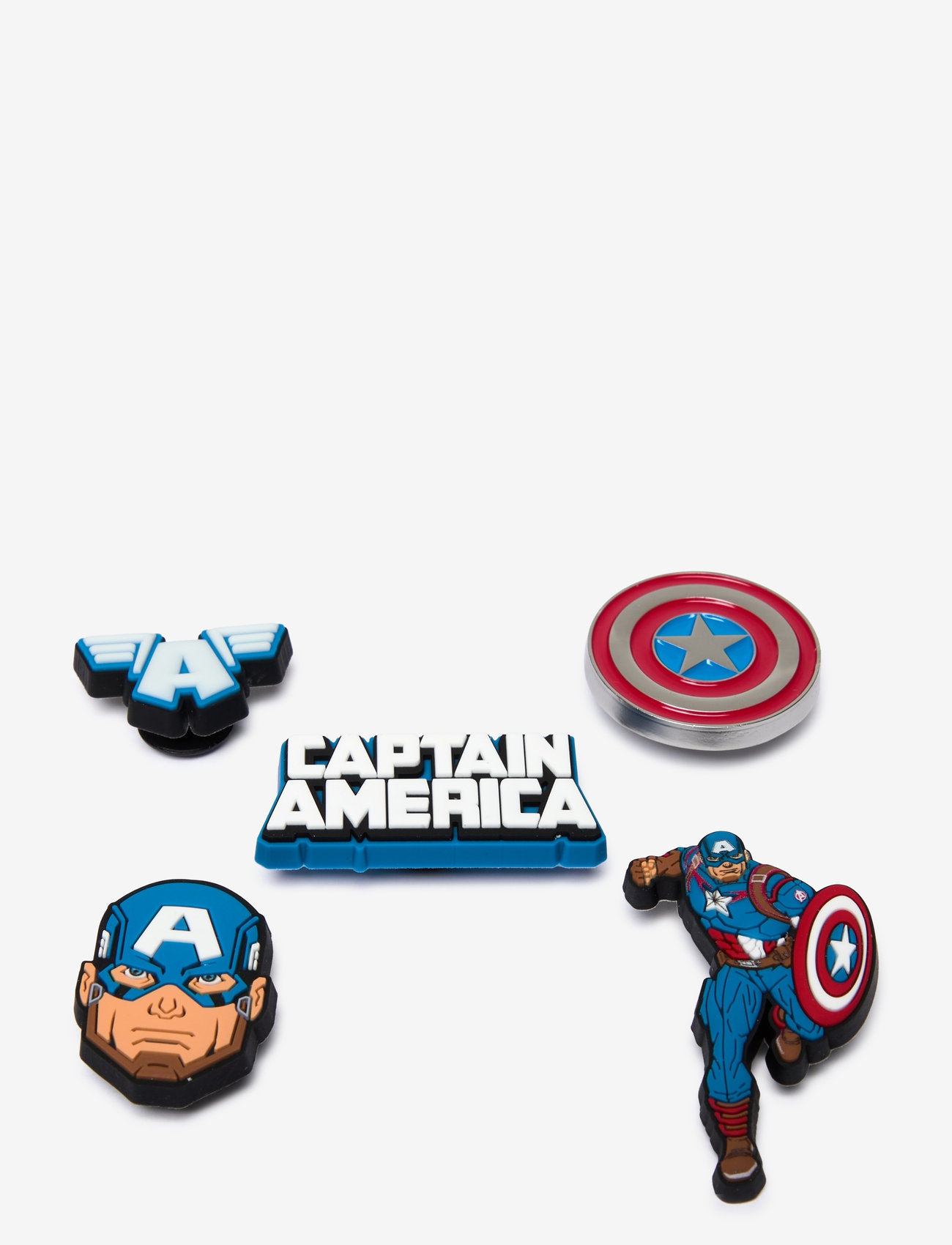 Crocs - Captain America 5Pck - laveste priser - white - 1