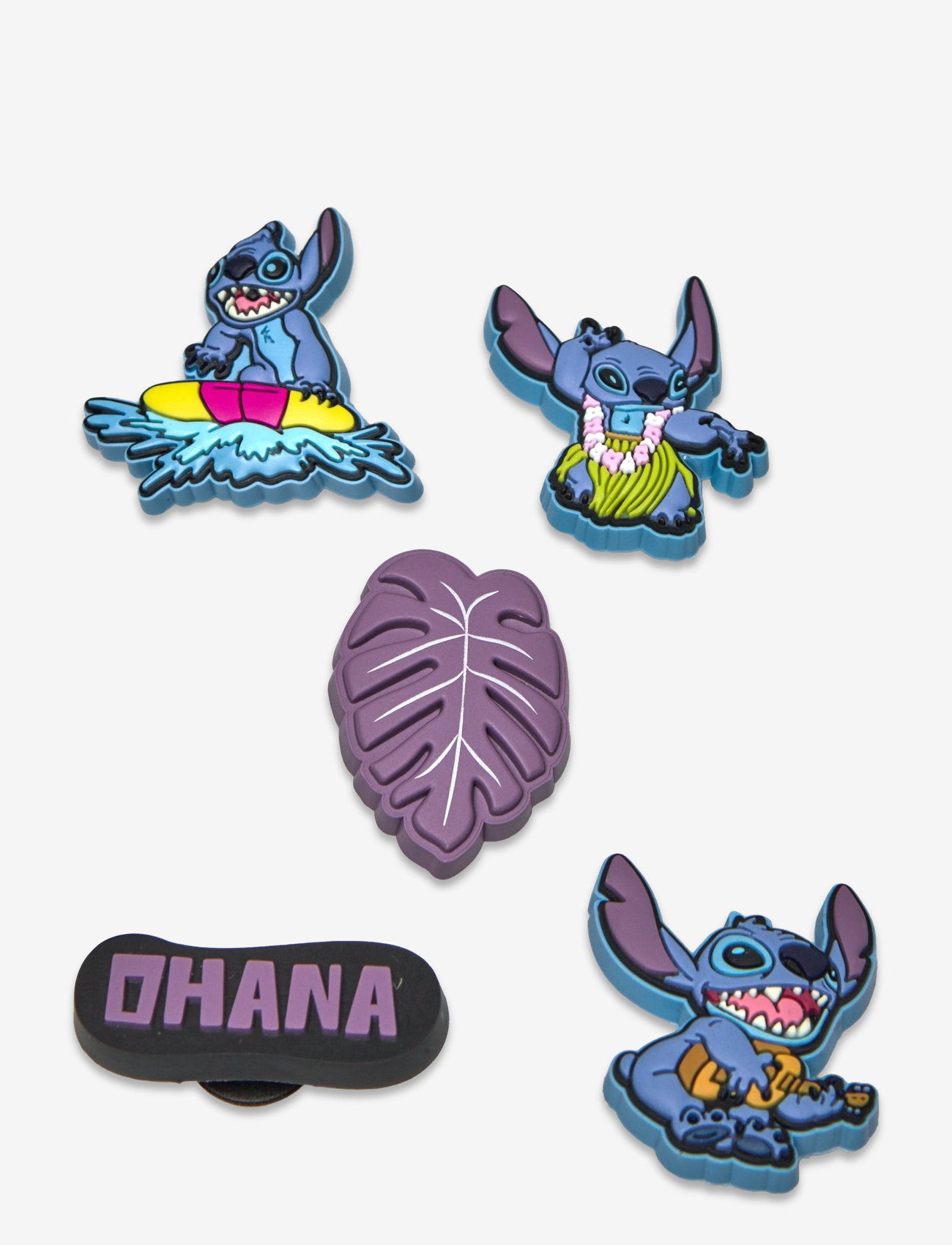 Crocs - Stitch Tropical 5Pck - jalatsite lisatarvikud - white - 0