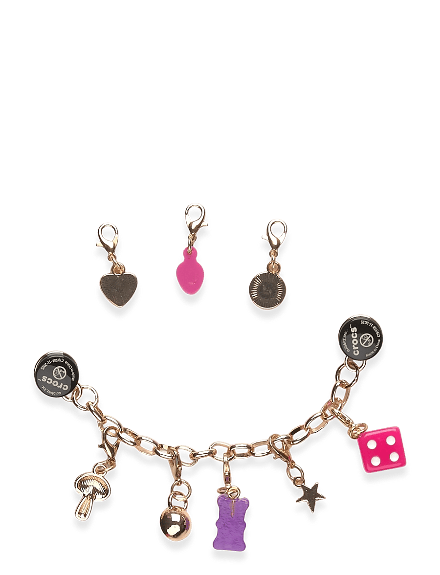Crocs - Custom Charm Chain 5 Pack - clog-kengät - white - 1