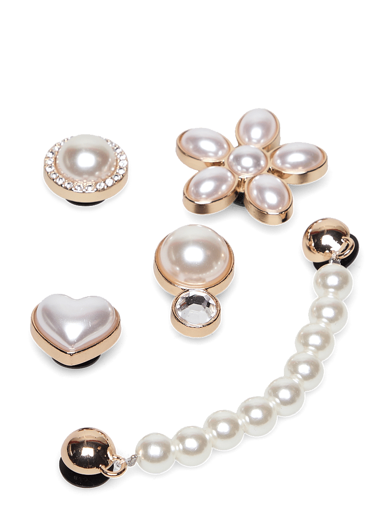 Crocs - Dainty Pearl Jewelry 5 Pack - akcesoria do butów - white - 0