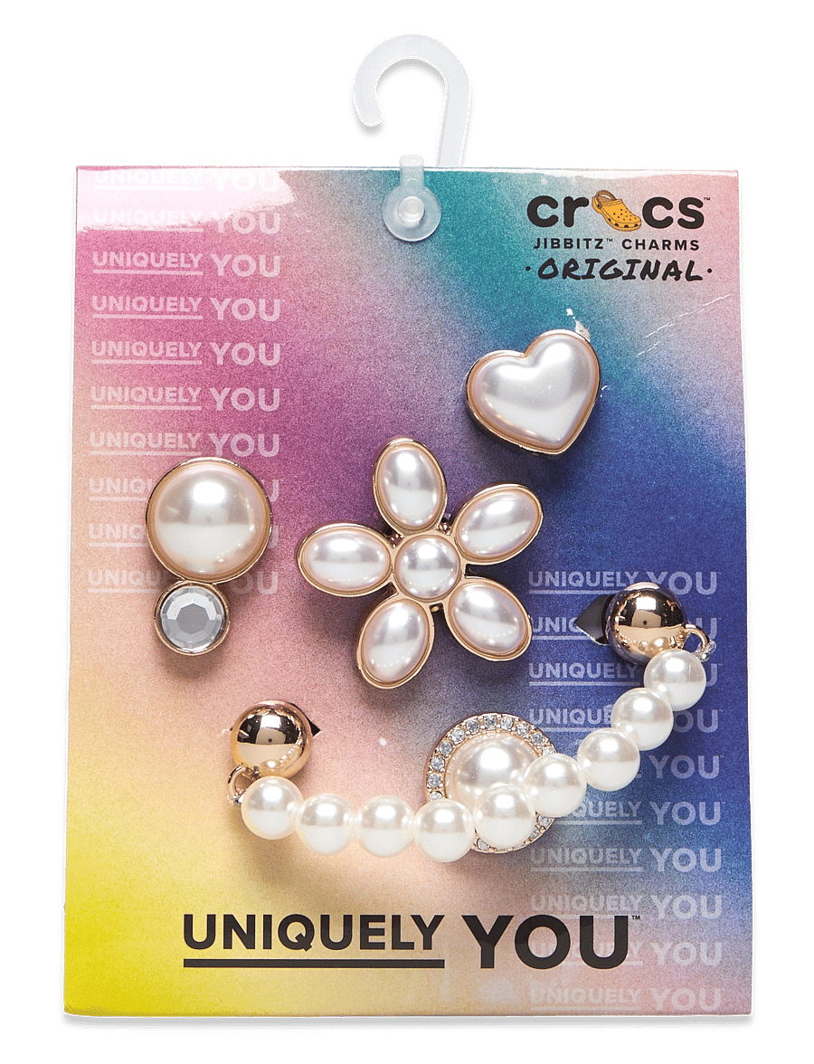 Crocs - Dainty Pearl Jewelry 5 Pack - skotillbehör - white - 2