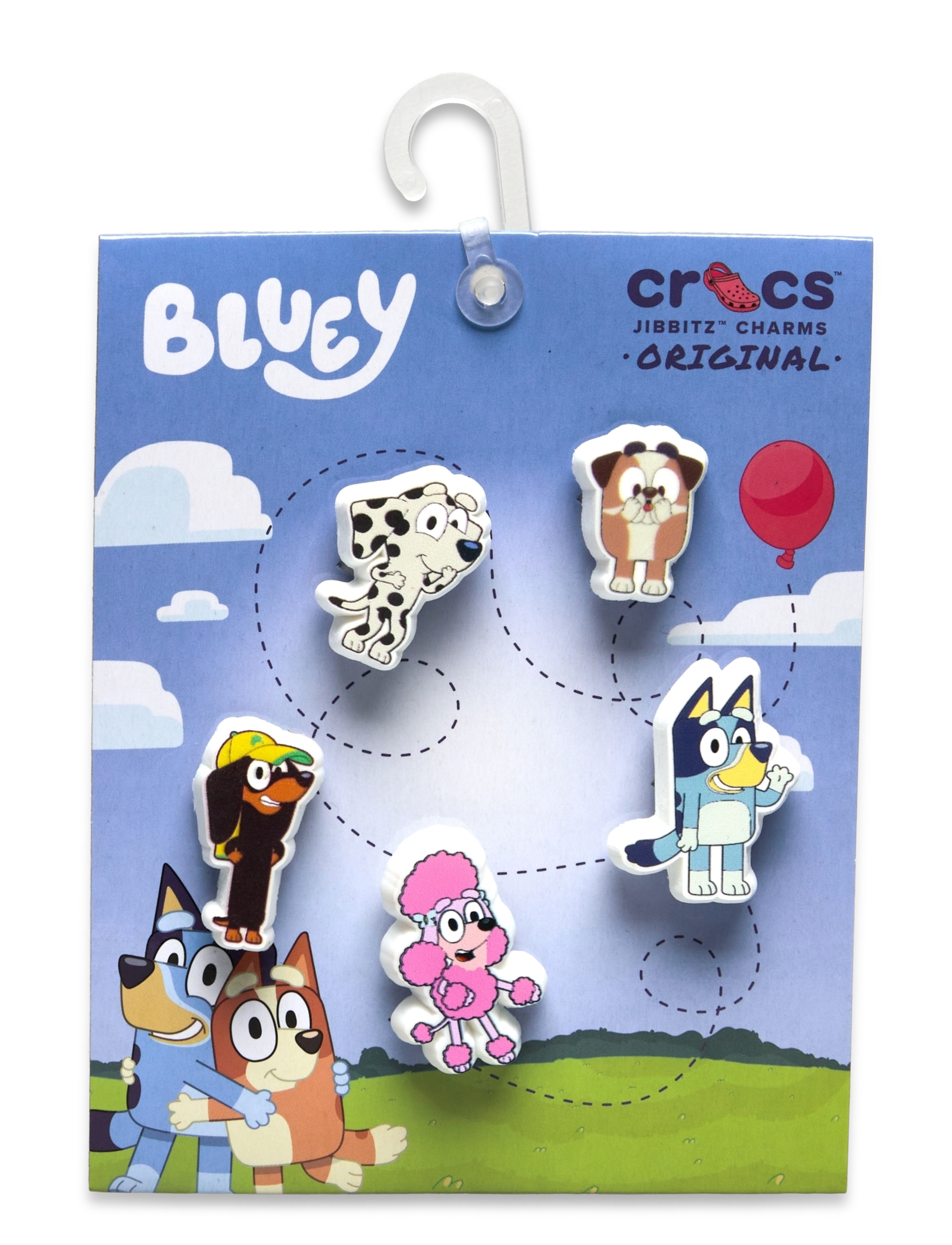 Crocs Bluey 5Pck - Skotilbehør - WHITE / multi