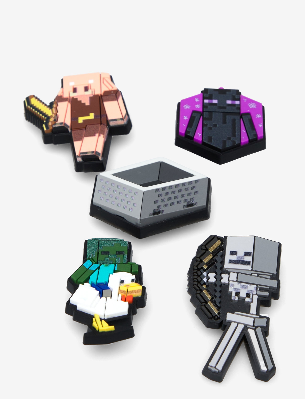 Crocs - Minecraft 5 Pack - skoaccessoarer - white - 0