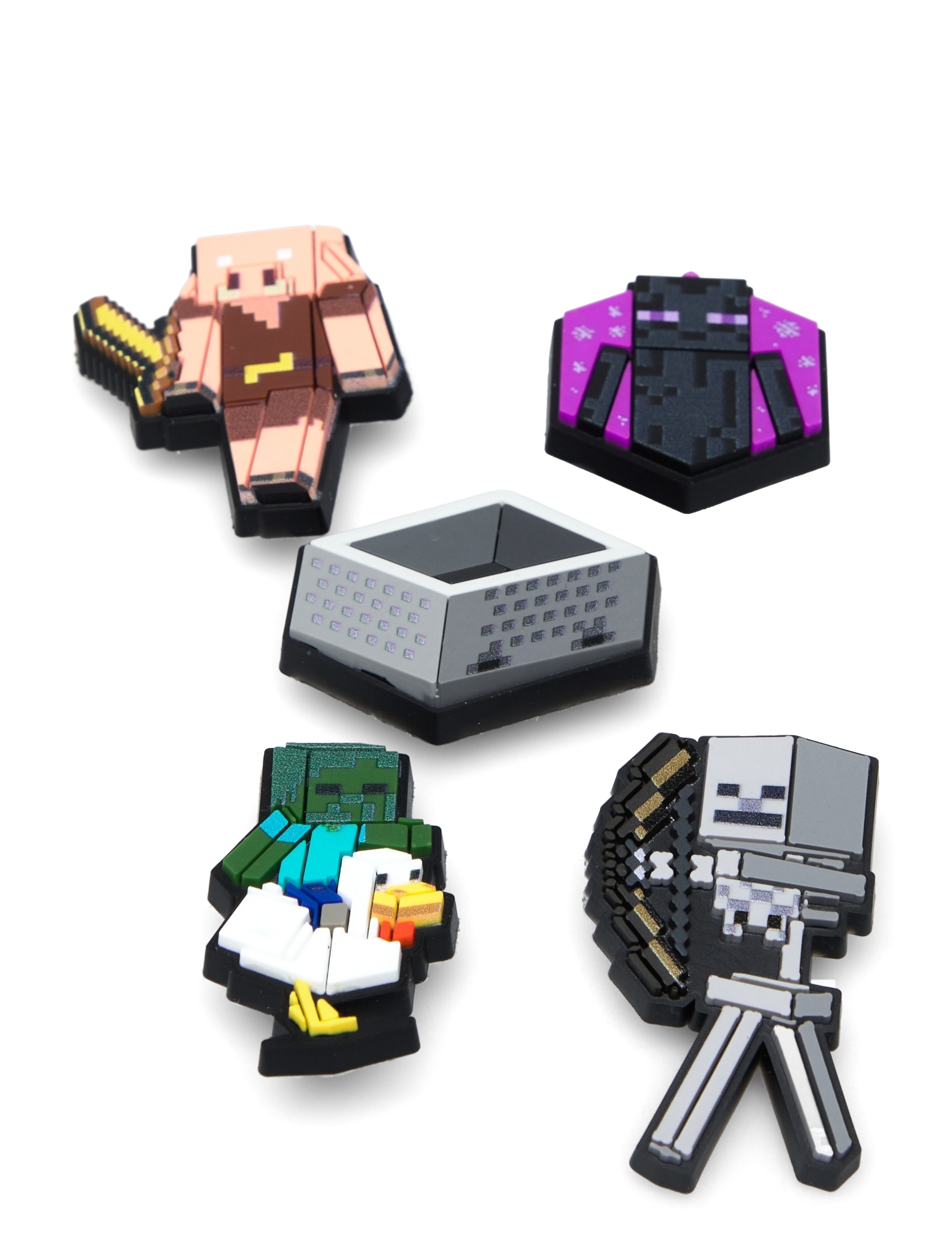 Crocs Minecraft 5 Pack - Skotilbehør - WHITE / multi