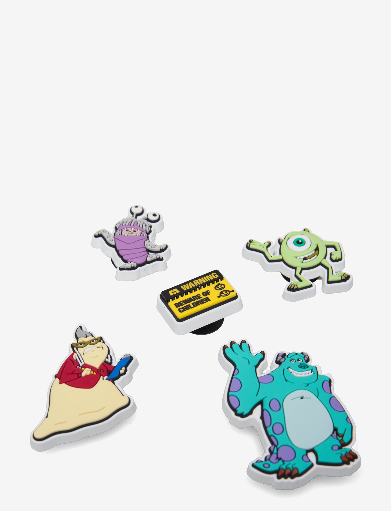 Crocs - Monsters Inc 5Pck - laveste priser - white - 0