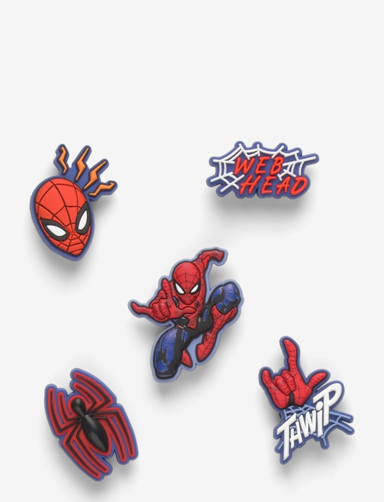 Crocs - Spiderman 5Pck - skotilbehør - white - 0