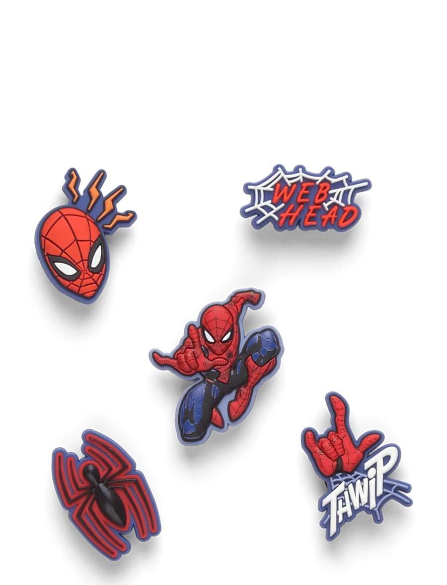 Crocs - Spiderman 5Pck - jalatsite tarvikud - white - 0