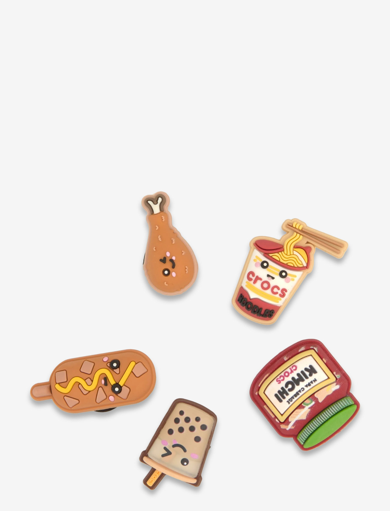 Crocs - The Snack Pack 5 Pack - schuhzubehör - white - 0