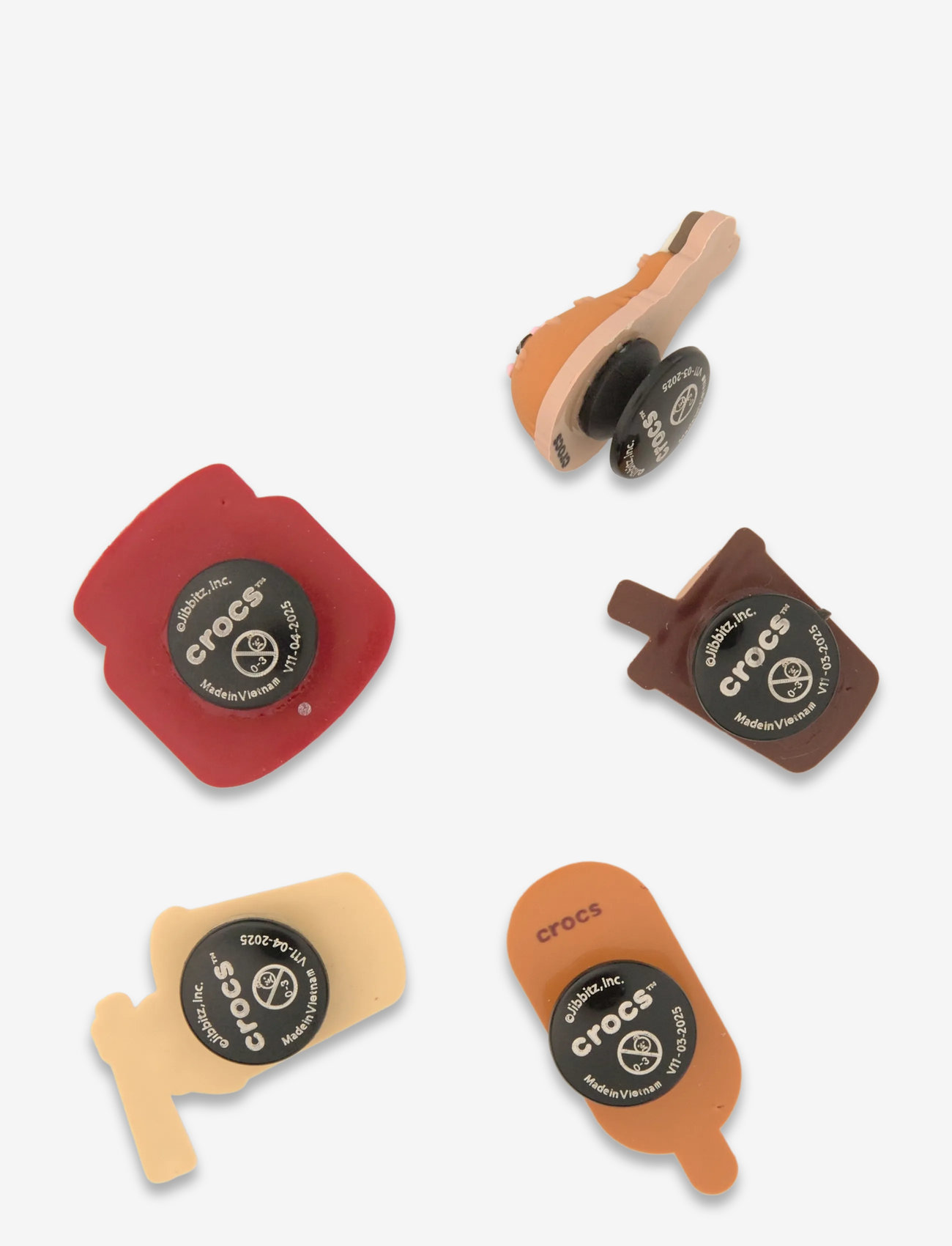 Crocs - The Snack Pack 5 Pack - schuhzubehör - white - 1