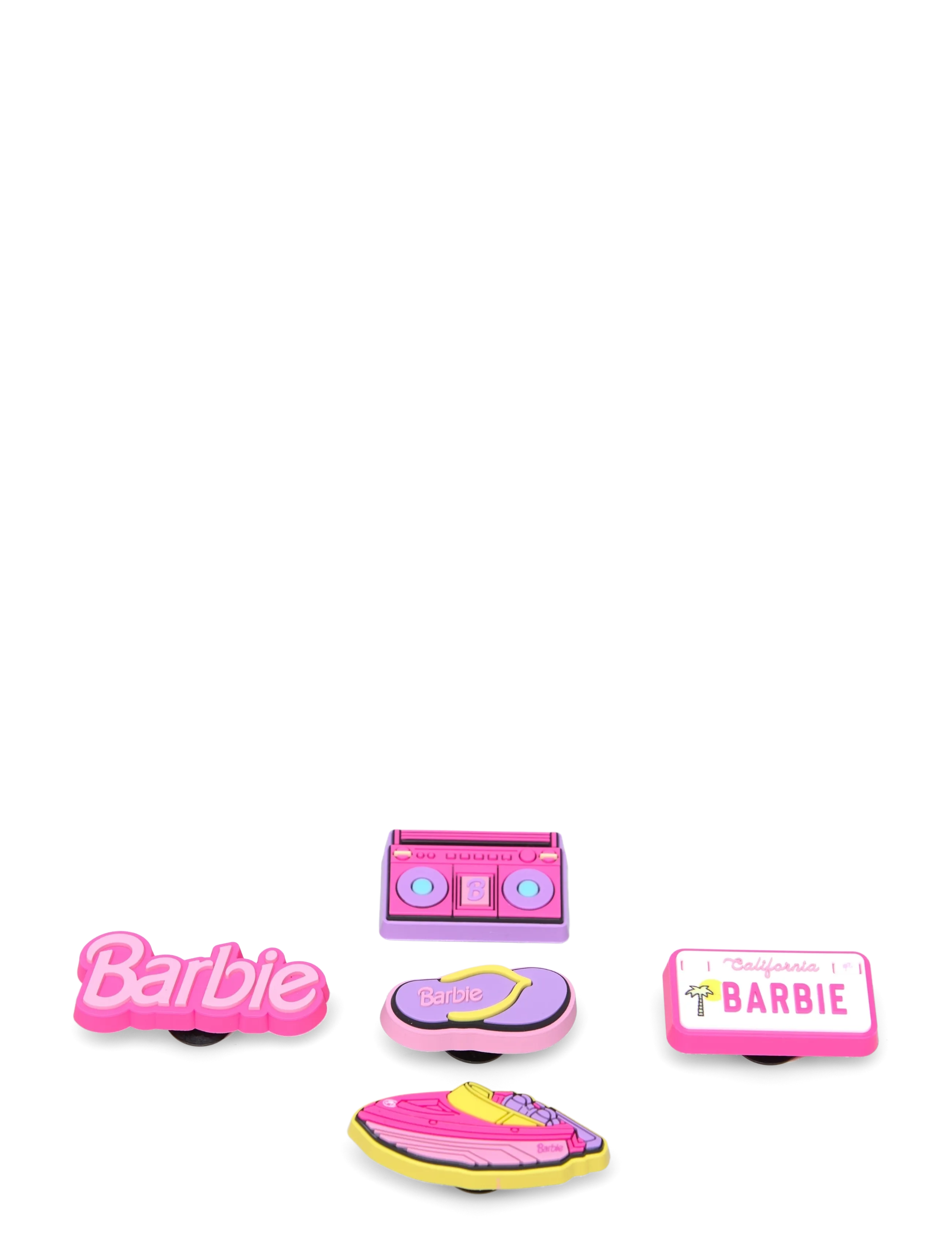 Crocs Barbie Retro 5 Pck - Skotilbehør - WHITE / pink/rose