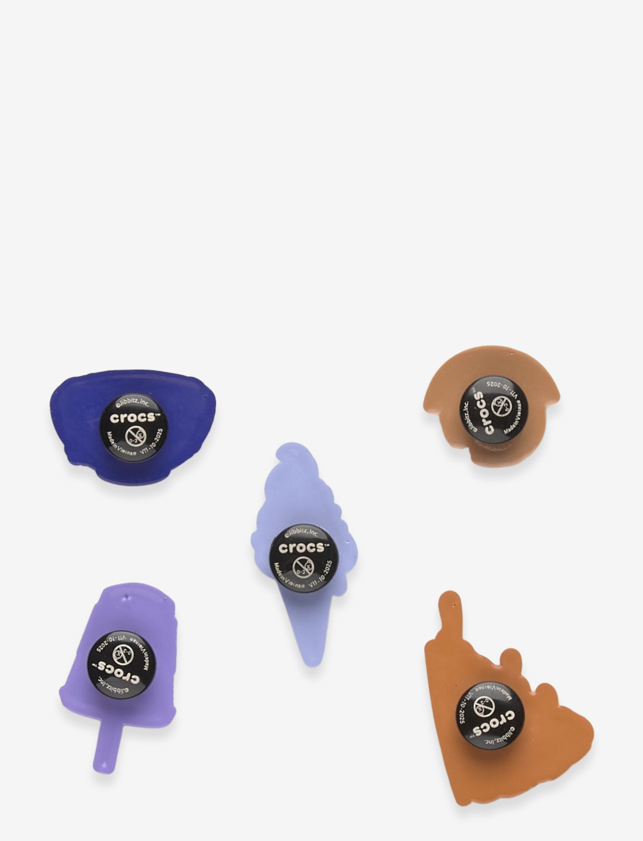 Crocs - Funny Foods 5 Pack - skoaccessoarer - white - 1