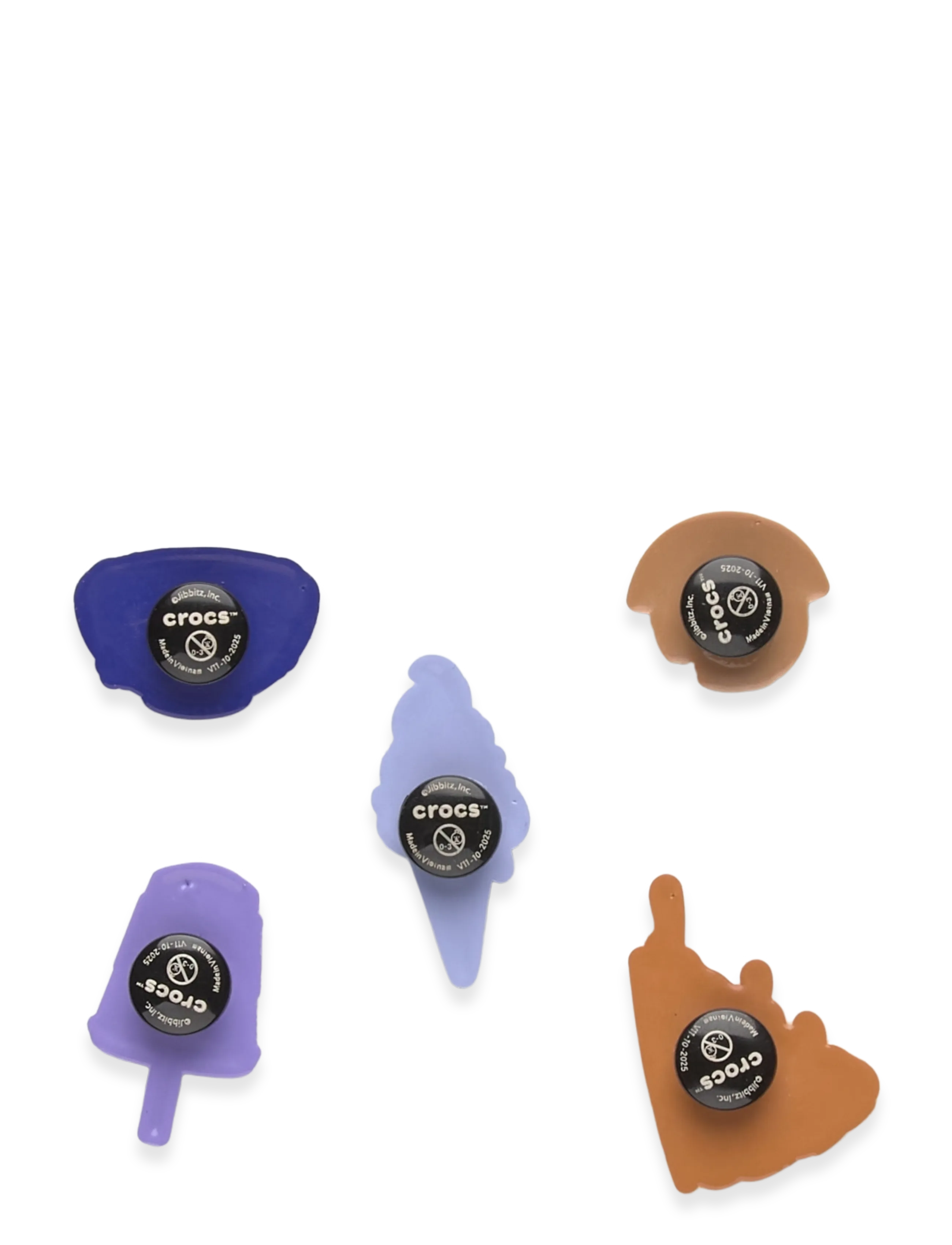 Crocs - Funny Foods 5 Pack - zomerkoopjes - white - 1