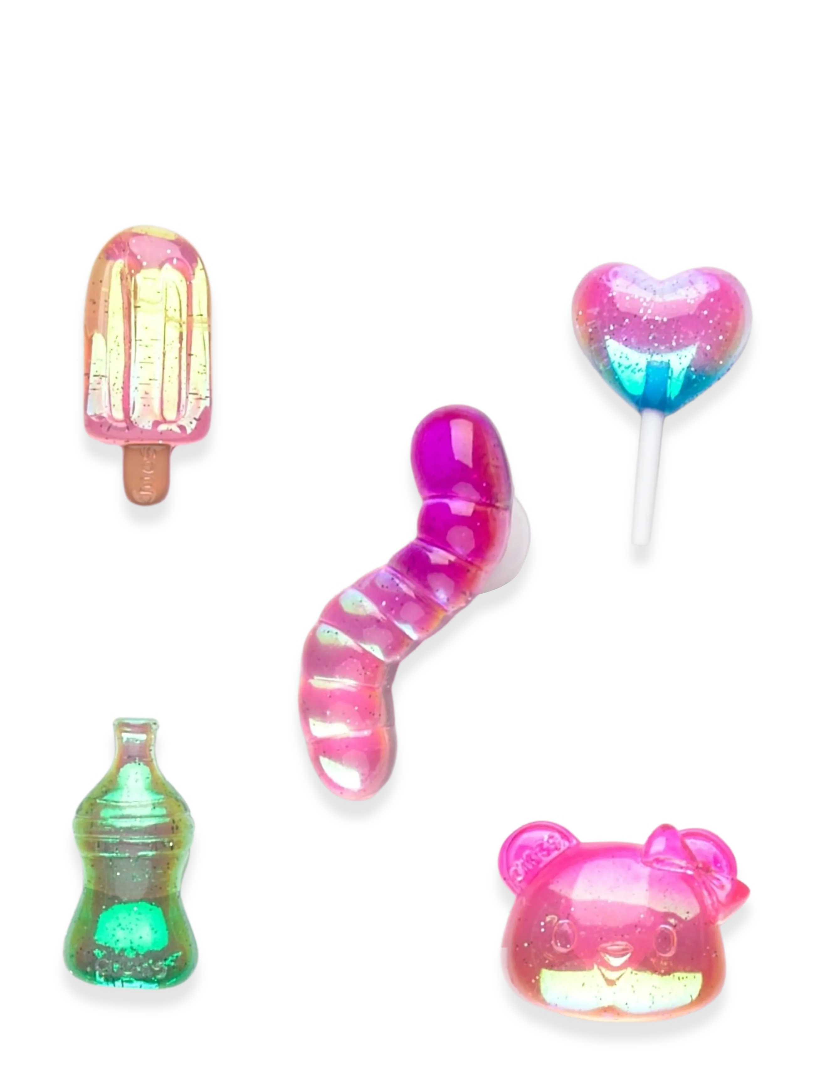 Crocs Jelly Candy 5 Pack - Jalanõud - WHITE / multi