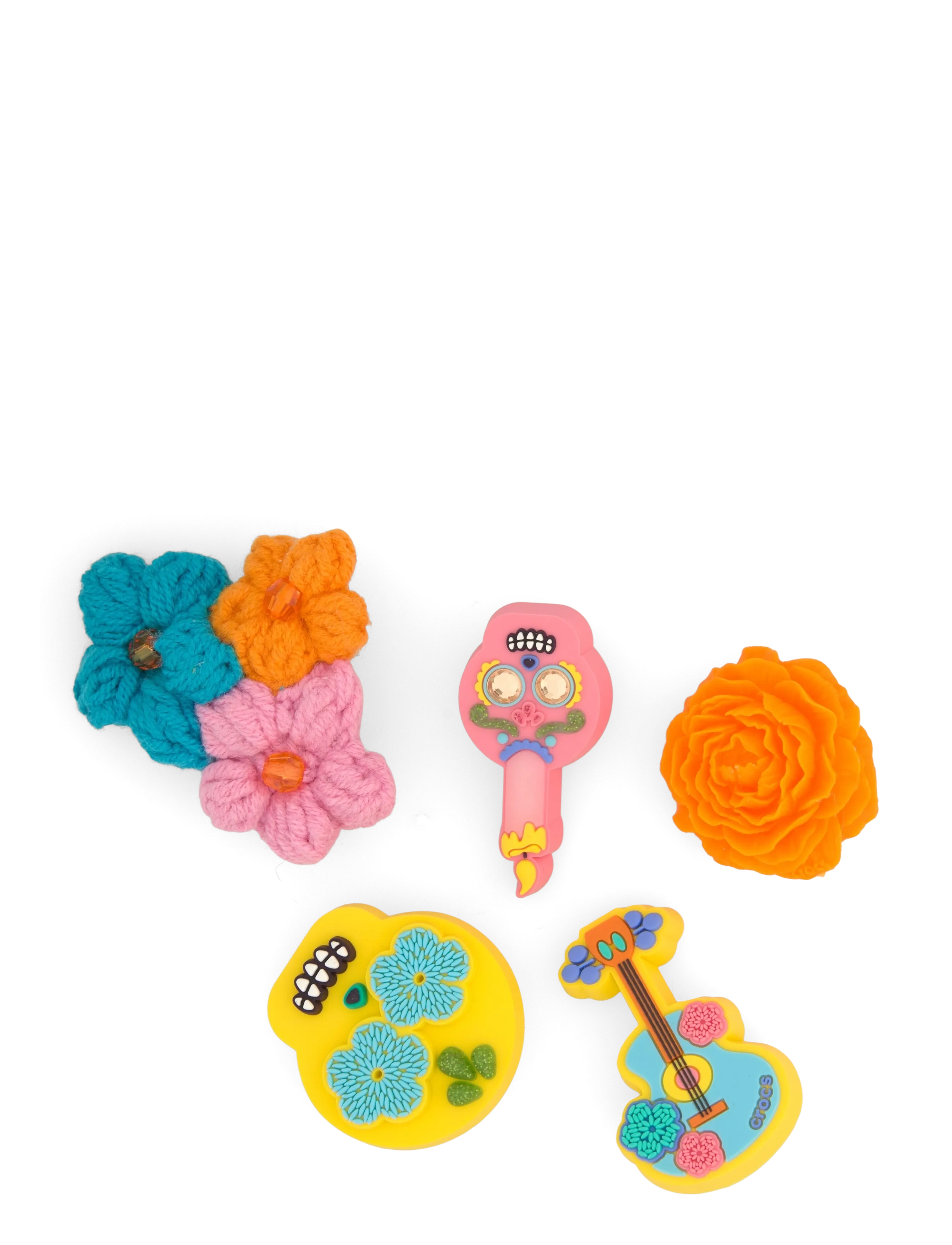 Crocs Dia De Los Muertos 5 Pack - Crocs - WHITE / multi