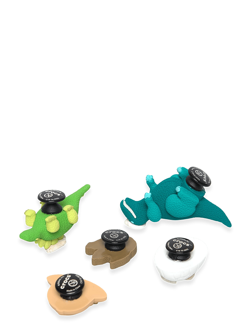 Crocs - 3D Dinosaur Adventure 5 Pack - jalatsite lisatarvikud - white - 1