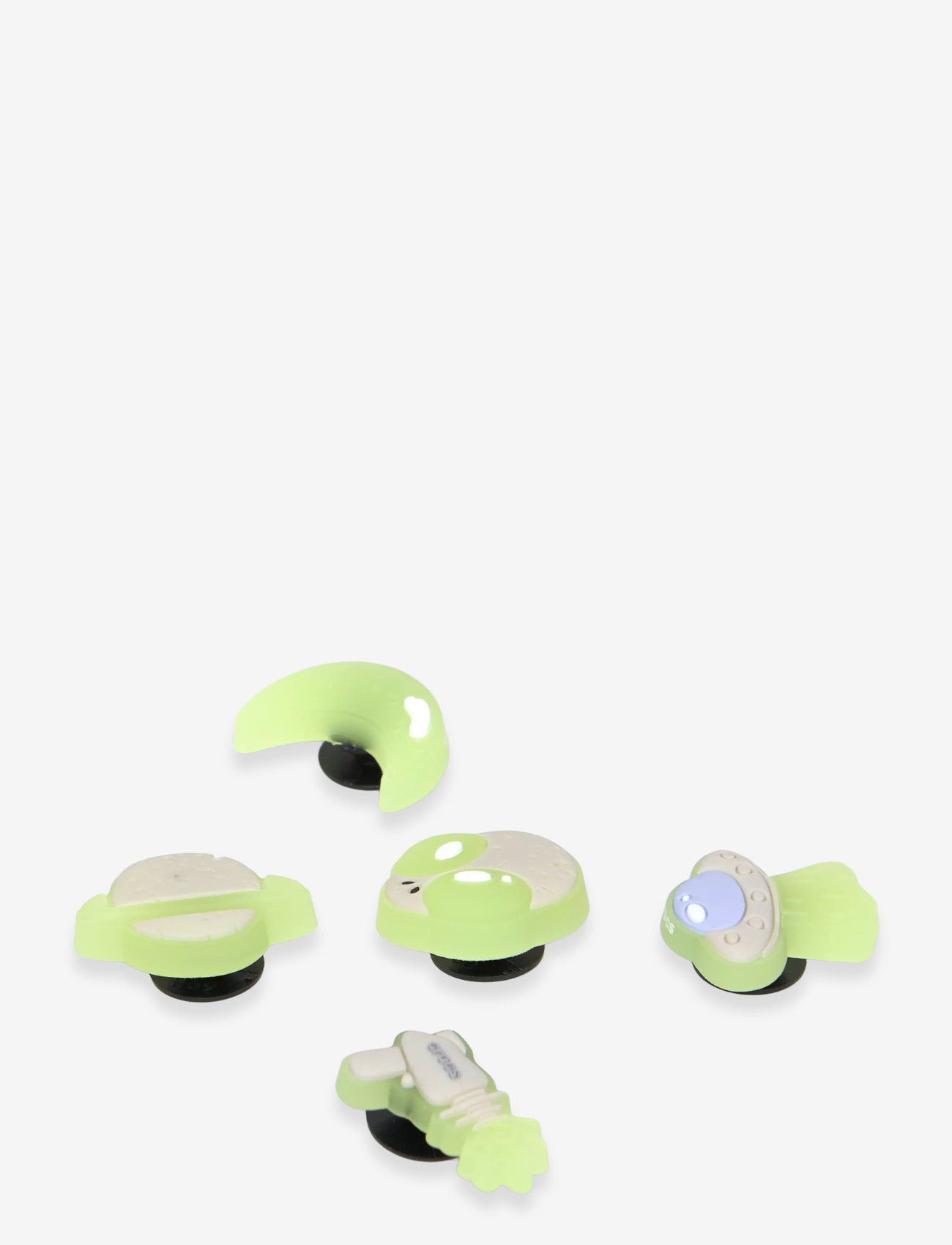 Crocs - Glow In The Dark Space 5 Pack - skotilbehør - white - 0