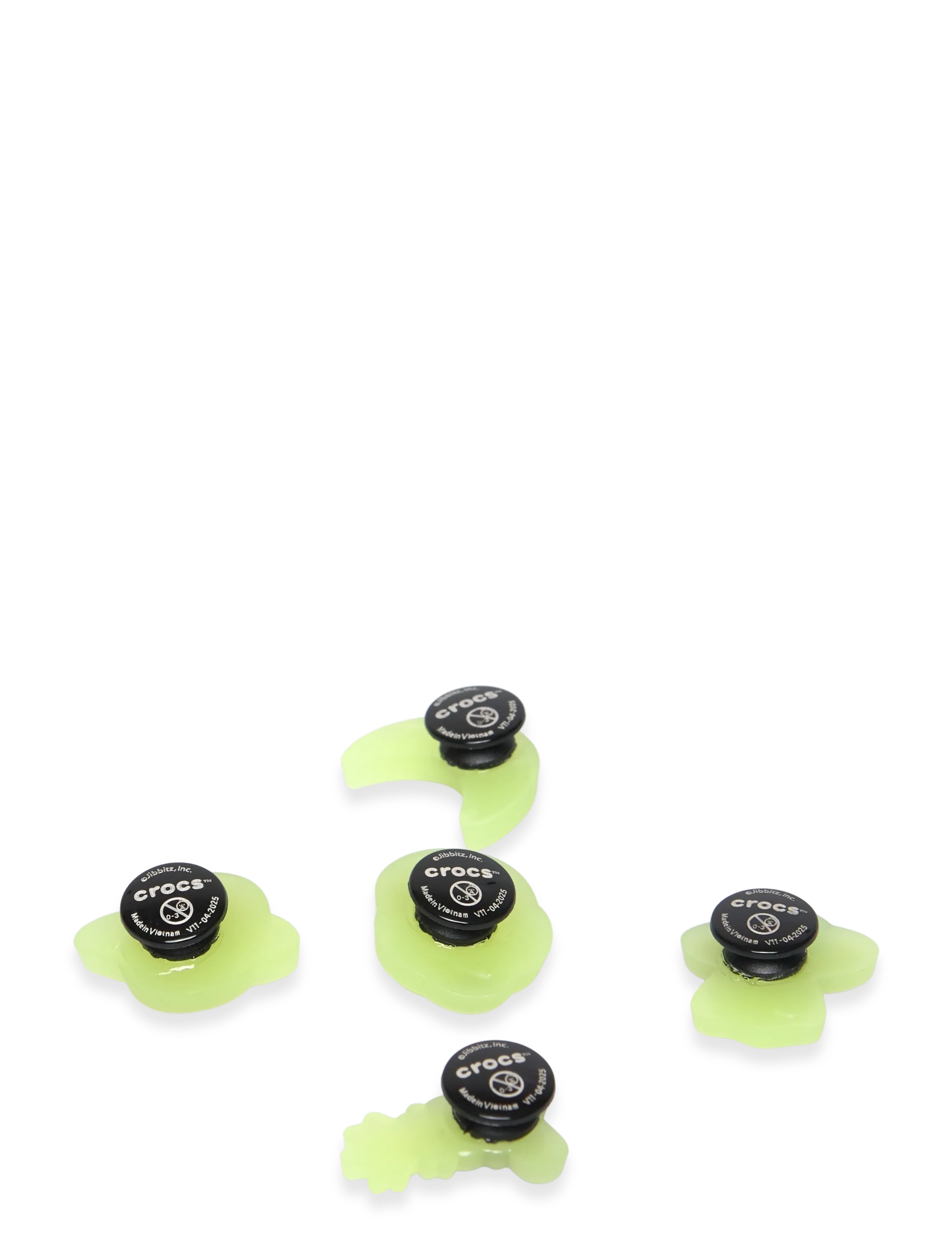 Crocs - Glow In The Dark Space 5 Pack - white - 1
