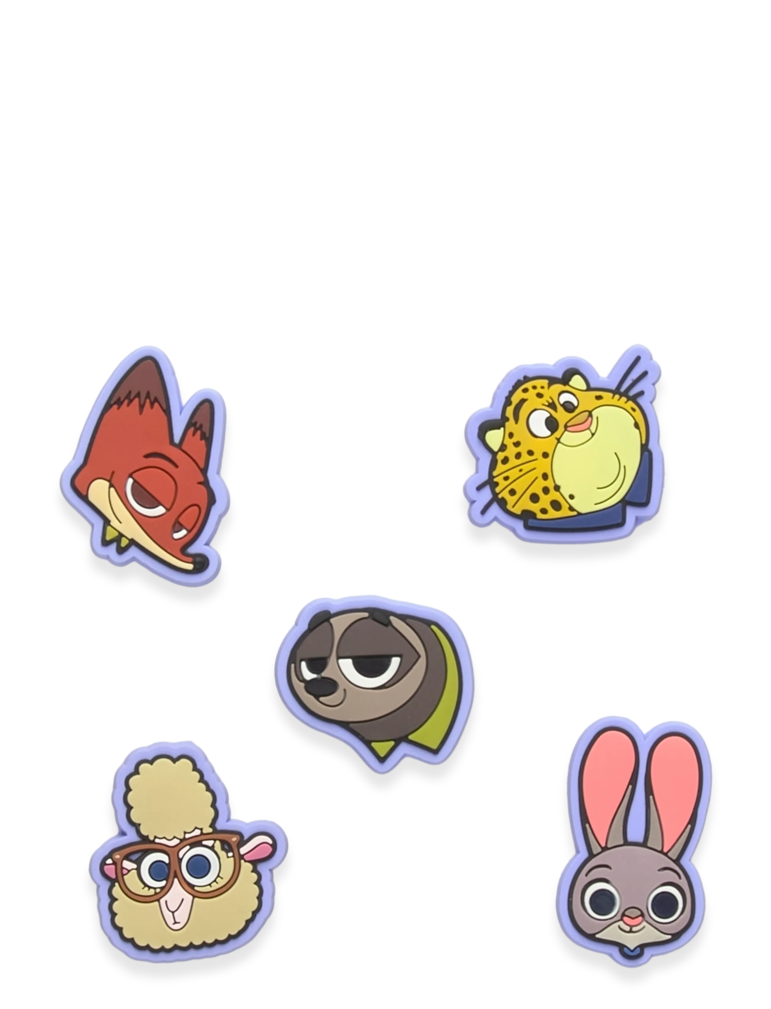 Crocs Zootopia 5Pck - Skoaccessoarer - WHITE / multi