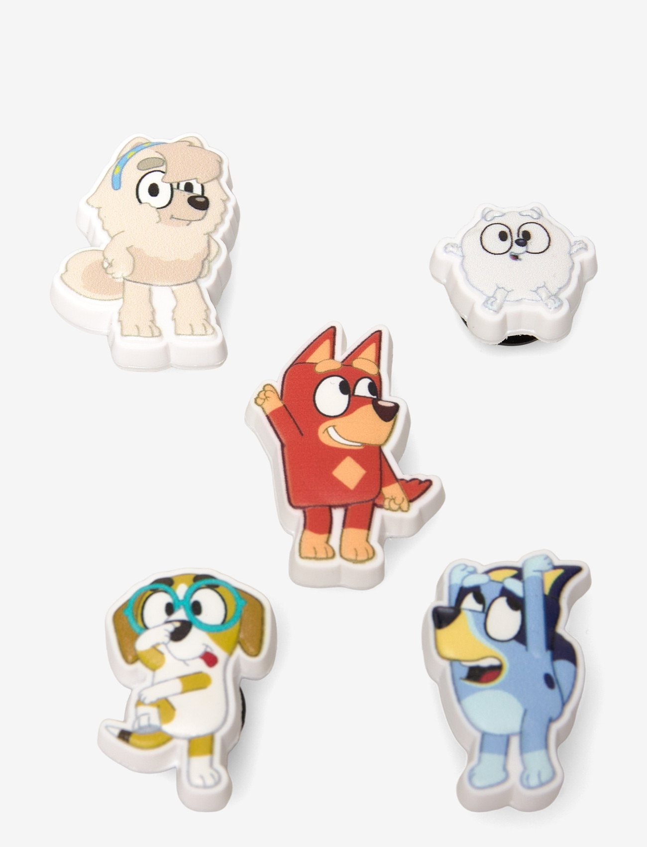 Crocs - Bluey Multi 5 Pck - skoaccessoarer - white - 0