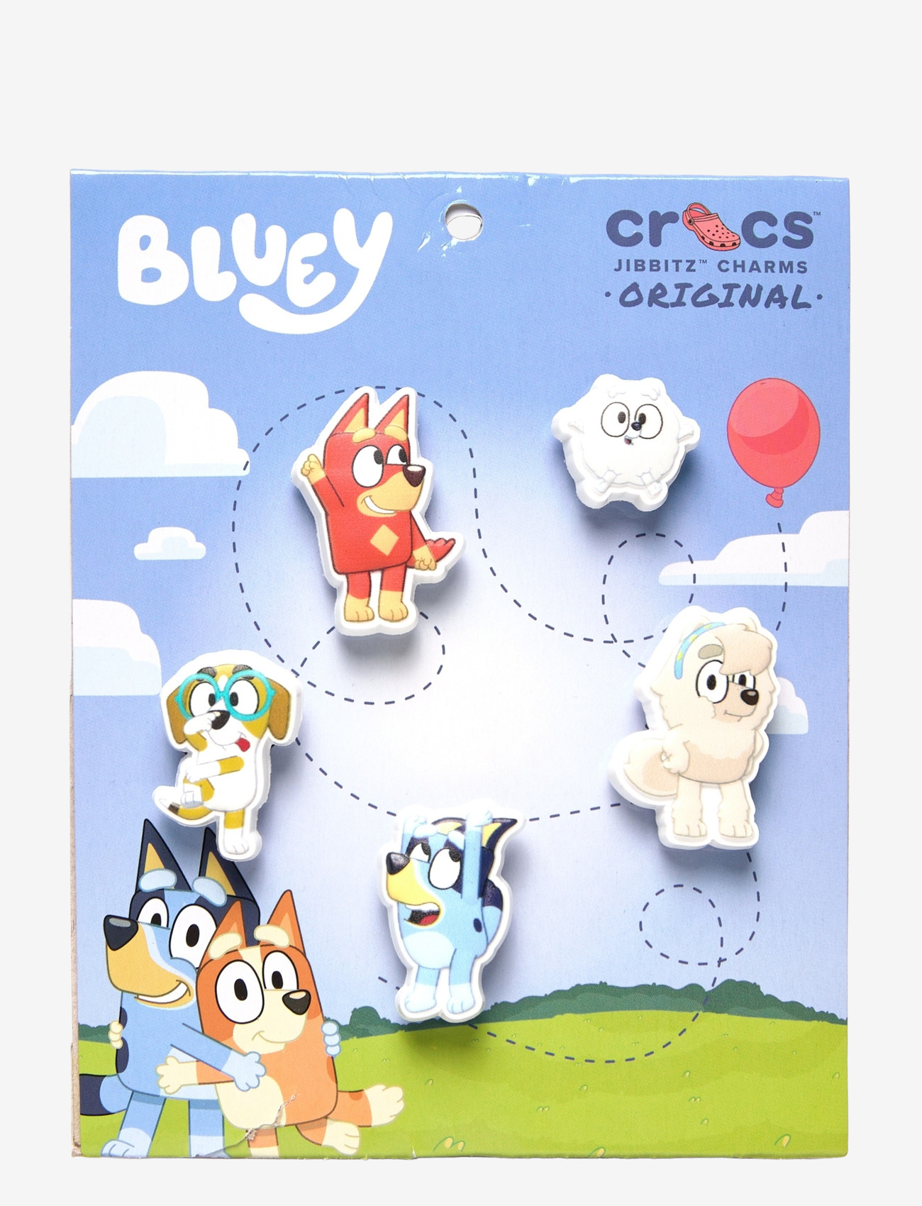 Crocs - Bluey Multi 5 Pck - skoaccessoarer - white - 2