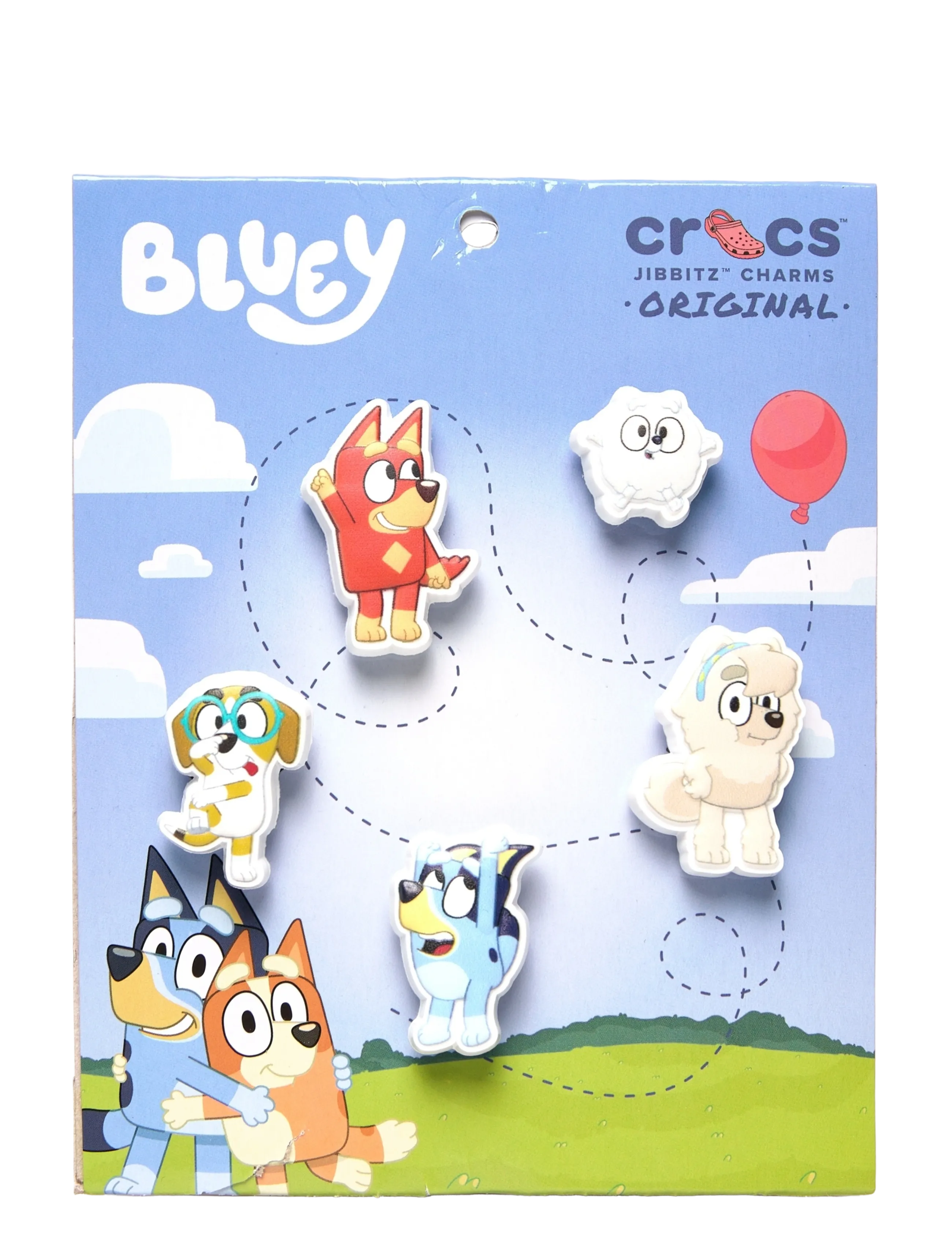 Crocs - Bluey Multi 5 Pck - schoenaccessoires - white - 2