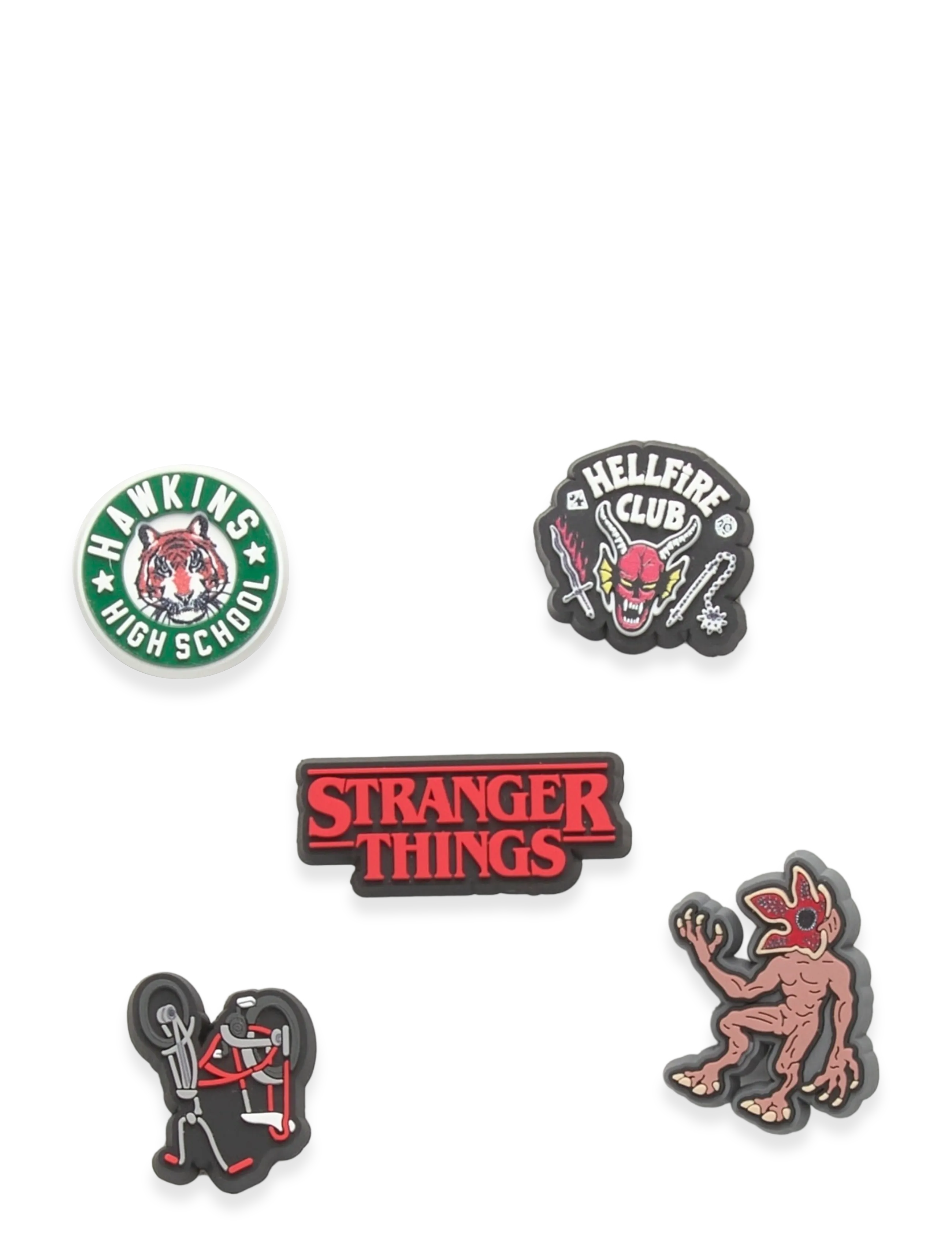 Crocs Netflix Stranger Things 5 Pack - Skoaccessoarer - WHITE / multi