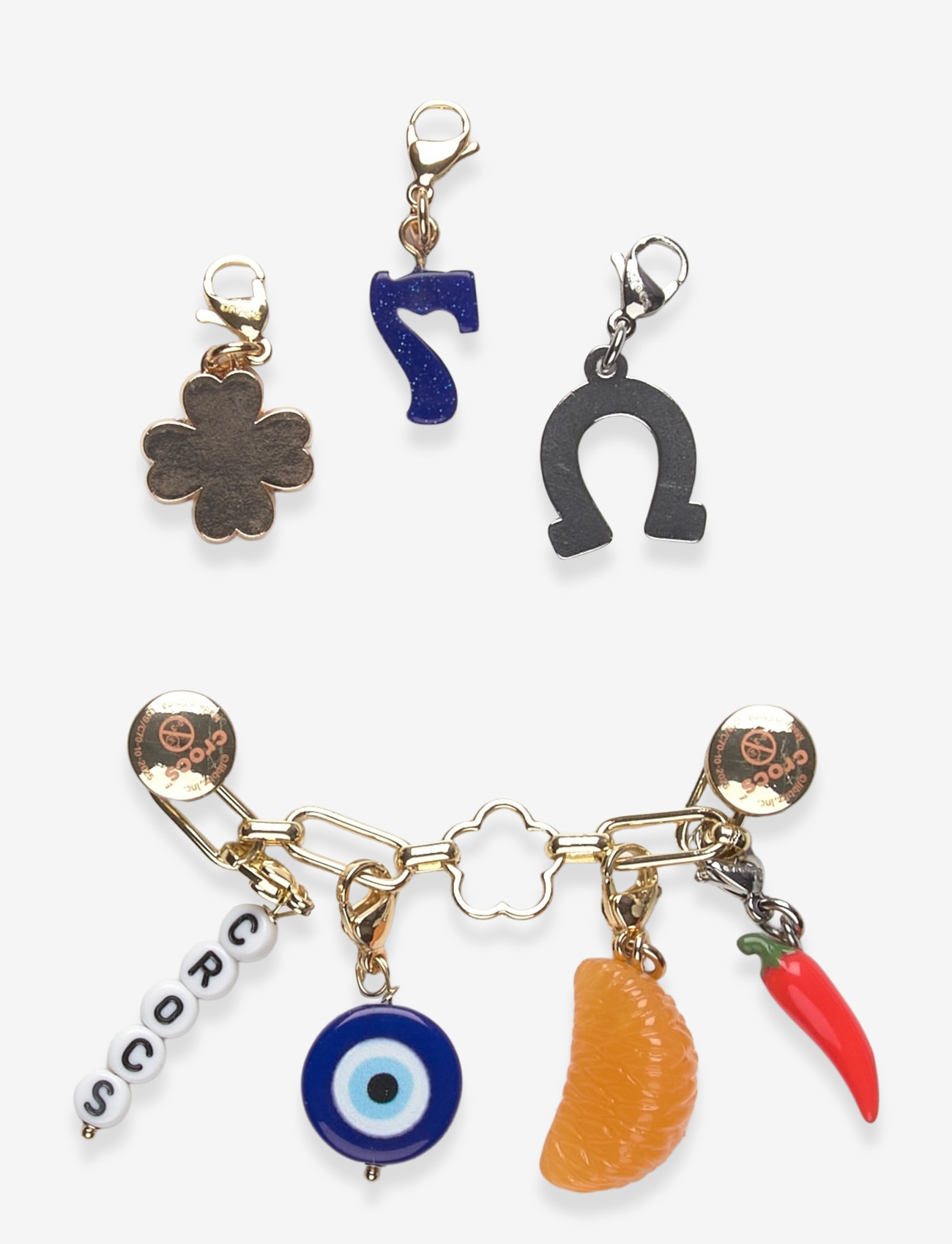 Crocs - Adjustable Charm Chain Lucky - vasaros pasiūlymai - white - 1