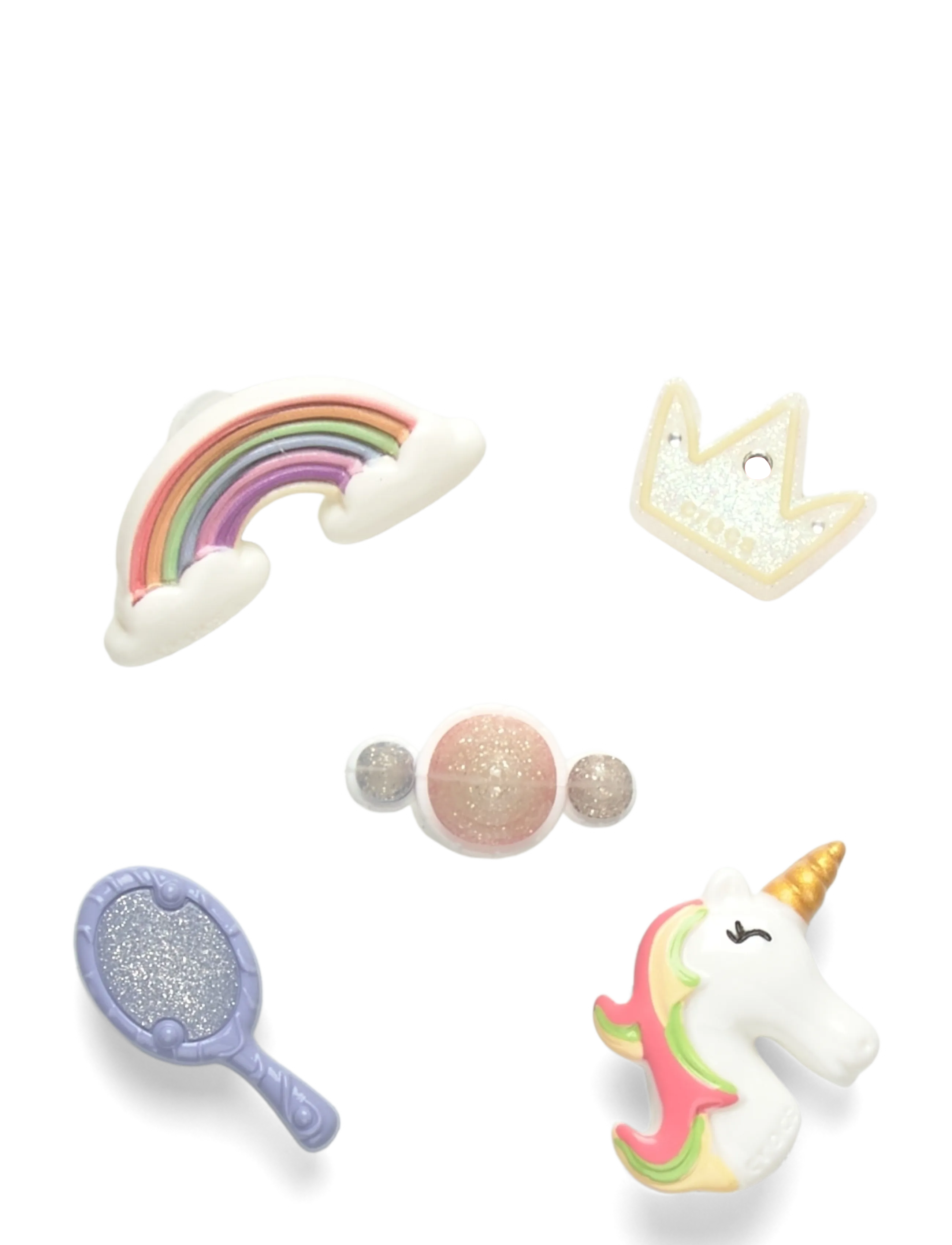 Crocs Pretty Princess 5 Pack - Schuhzubehör - WHITE / multi