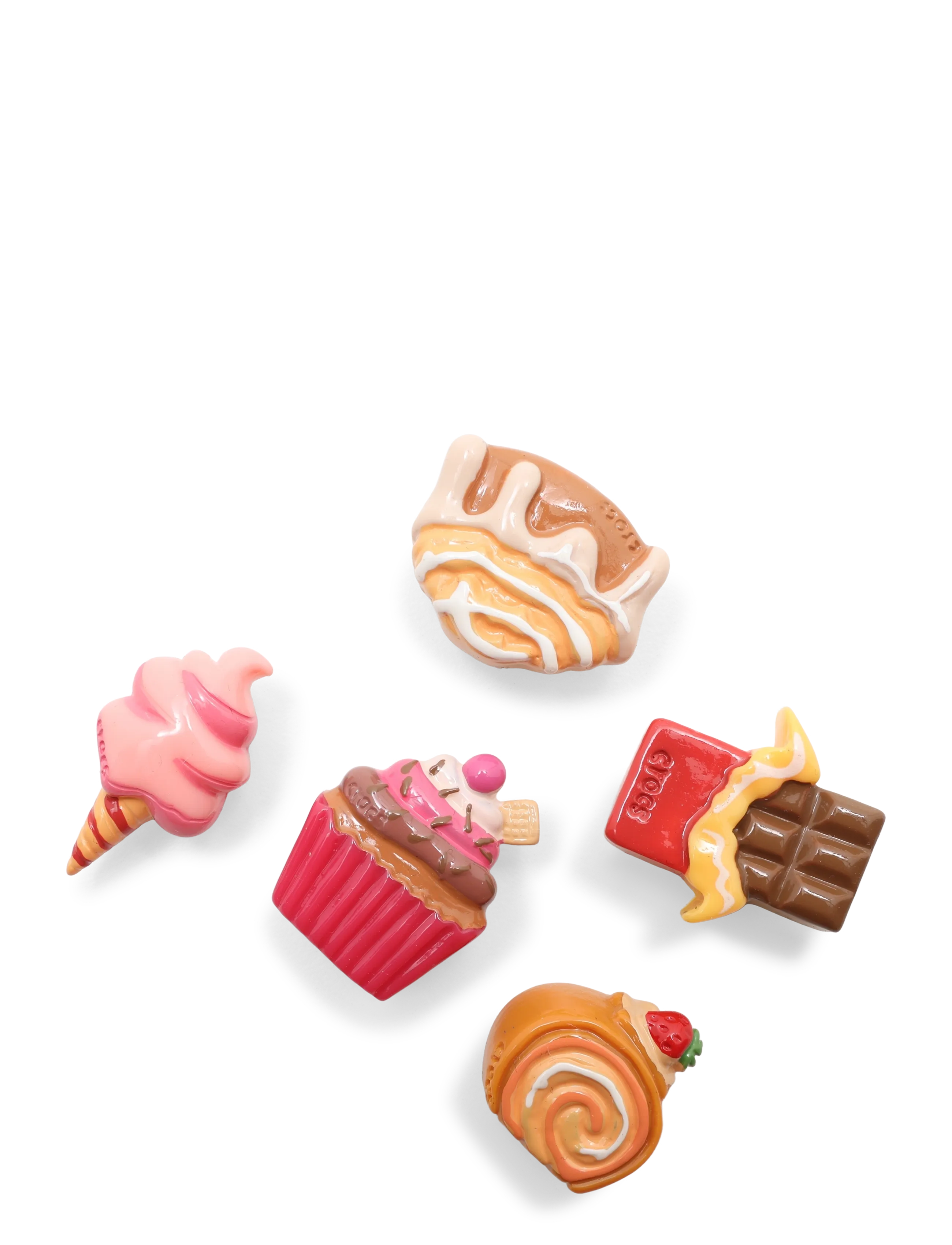 Crocs Sweet Treats 5 Pack - Schuhe - WHITE / multi