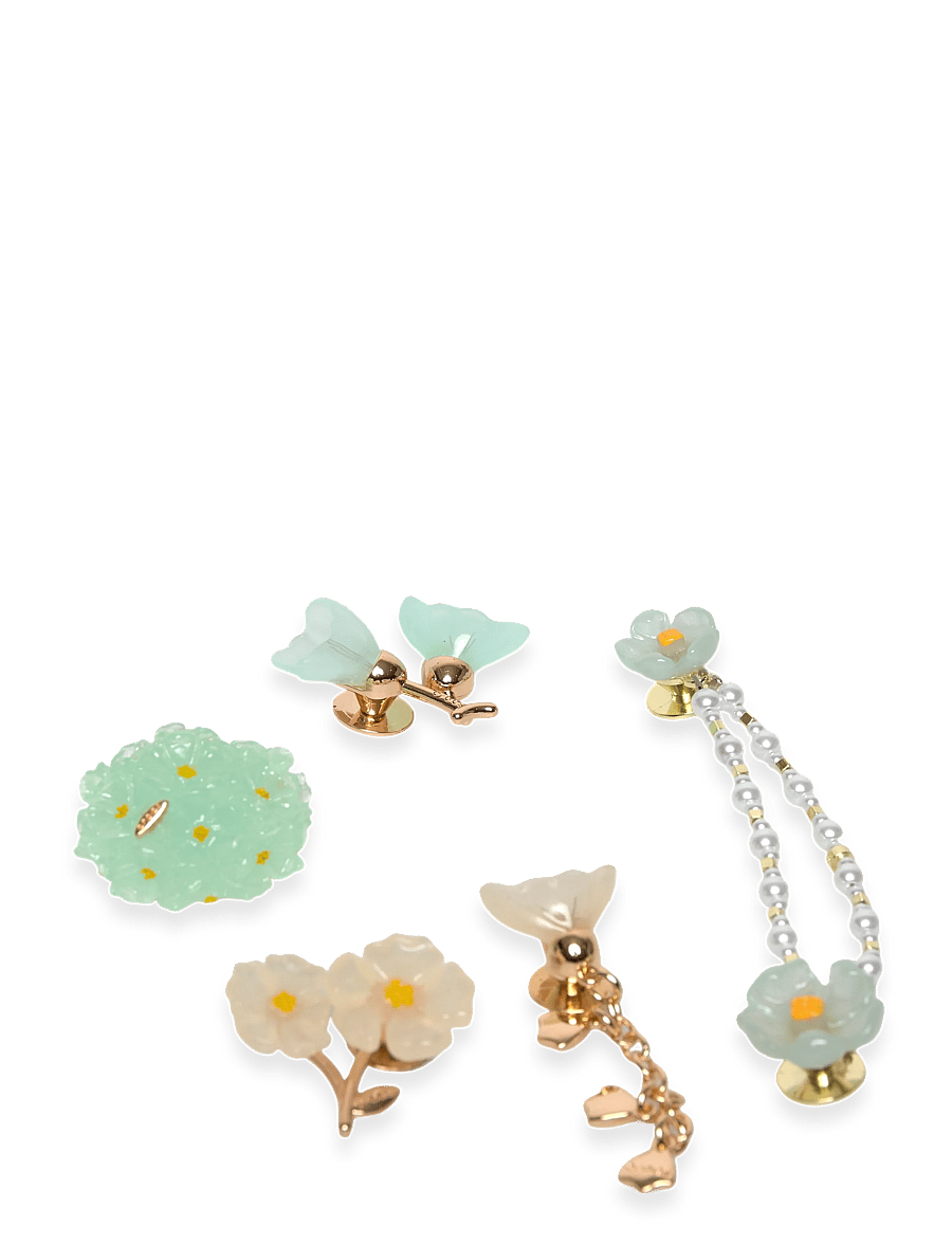 Crocs - Blue Dainty Floral 5 Pack - schuhzubehör - white - 0