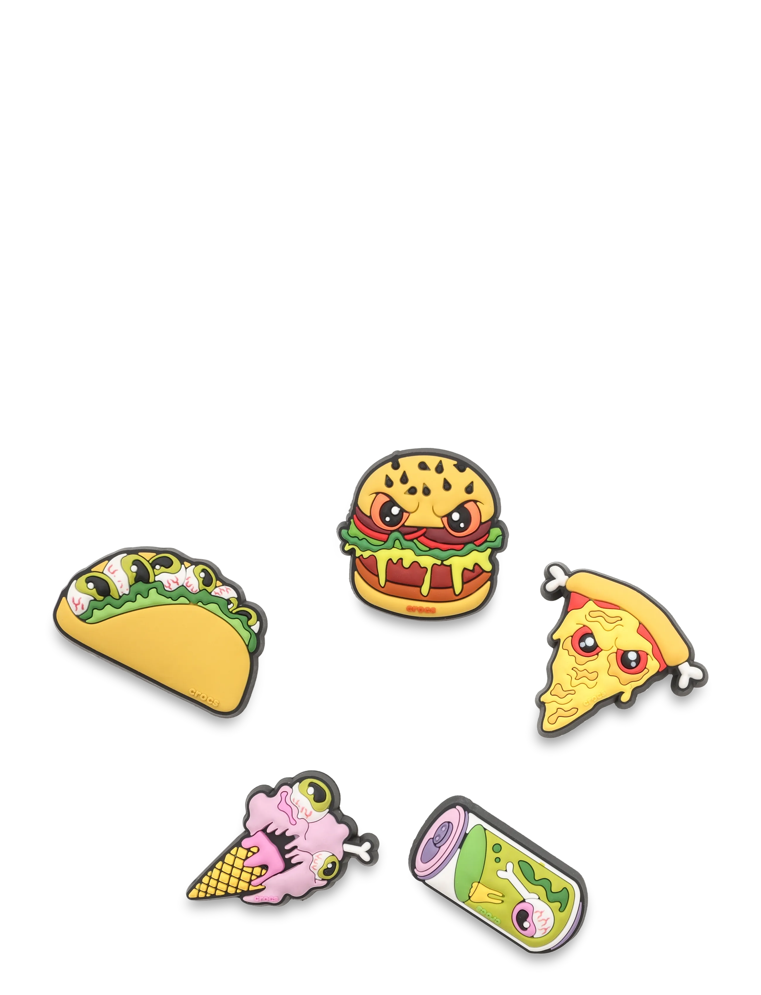Crocs Spooky Snack 5 Pack - Schuhe - WHITE / multi