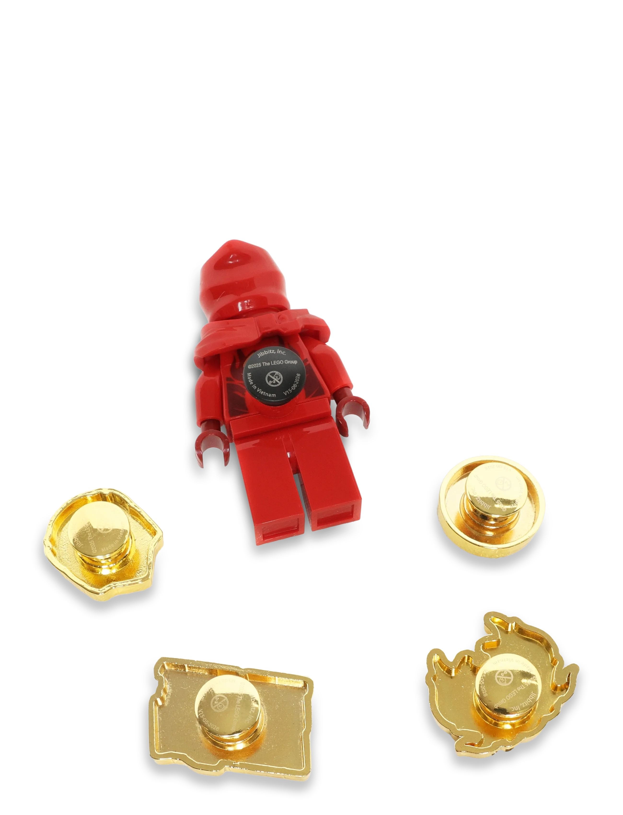 Crocs - 4LW Ninjago Kai 5Pck - skotilbehør - white - 1