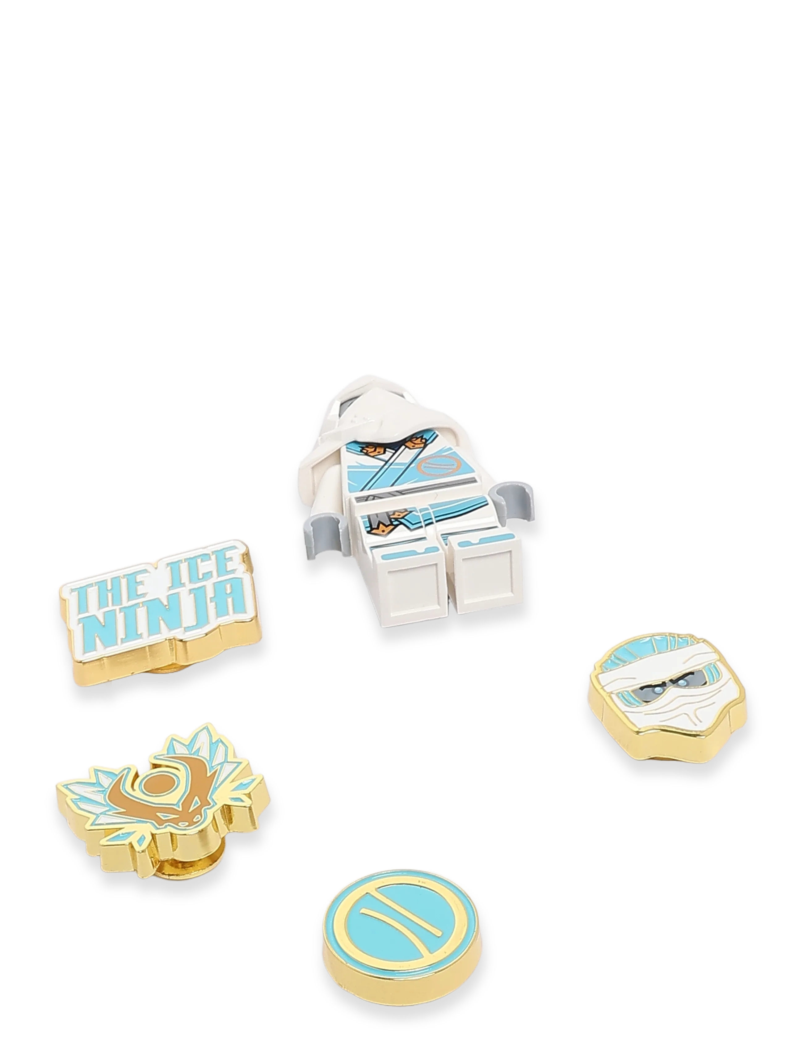 Crocs - 4LW Ninjago Zane 5Pck - skotilbehør - white - 2