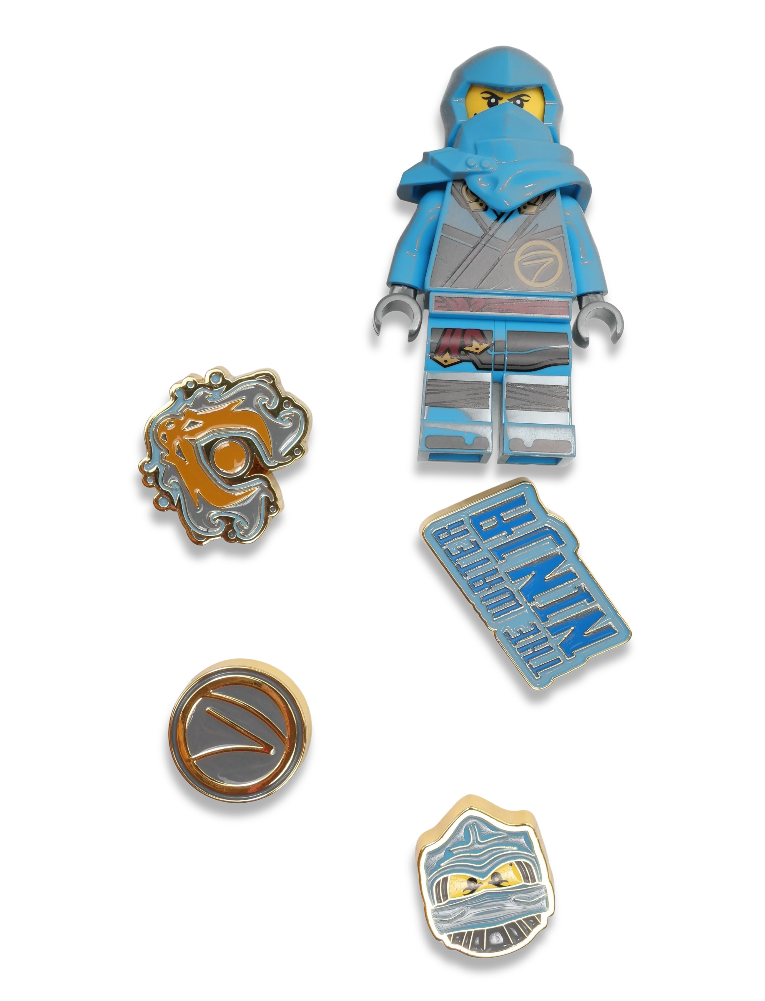Crocs 4LW Ninjago Nya 5Pck - Päikeseprillid - WHITE / blue