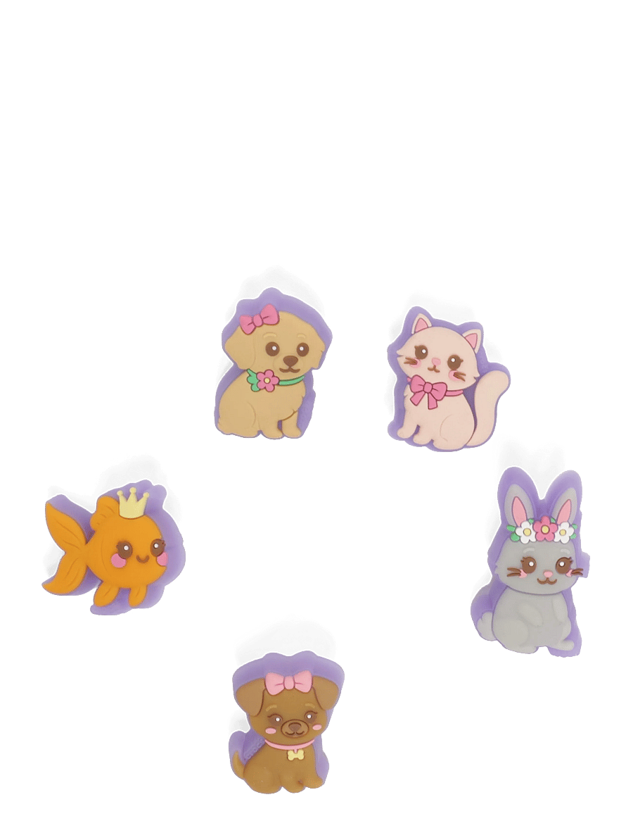 Crocs - Lights Up Princess Pets 5 Pack - schuhzubehör - white - 0