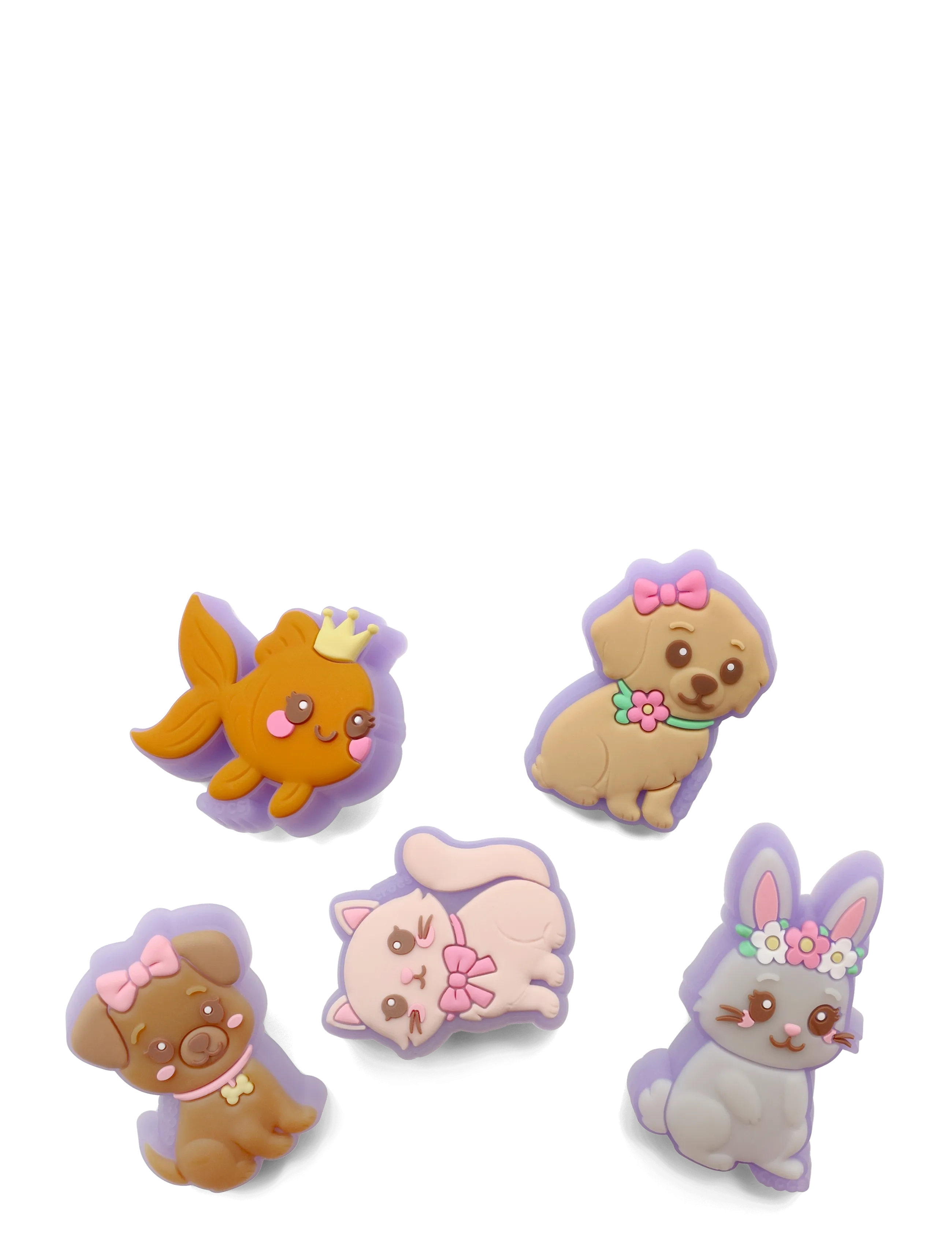 Crocs - Lights Up Princess Pets 5 Pack - schuhzubehör - white - 2