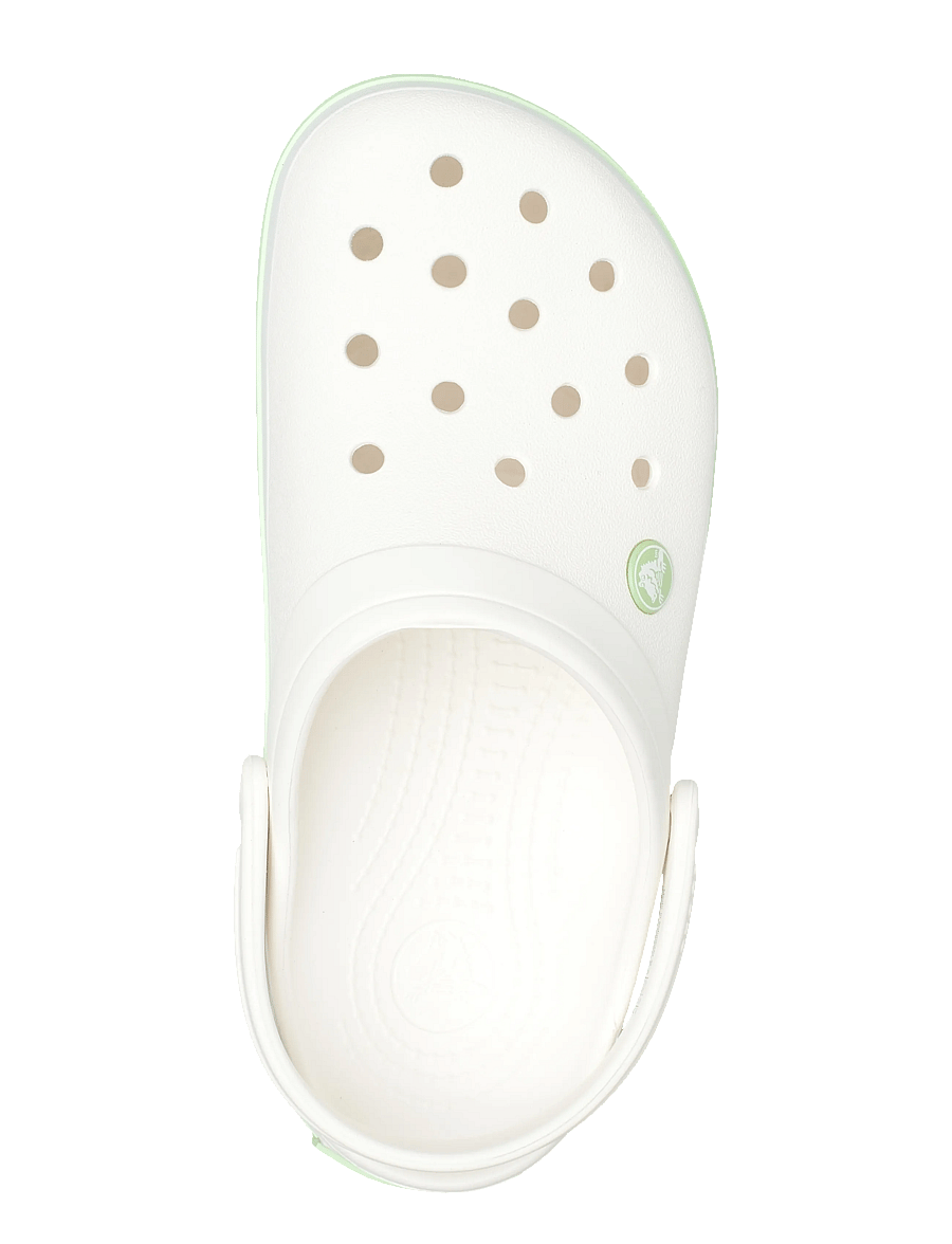 Crocs - Crocband - mules & clogs - white/serene green - 3
